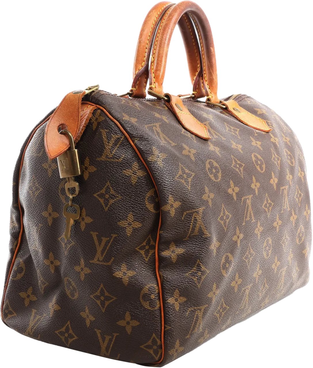 Louis Vuitton Louis Vuitton Speedy 30 Monogram Canvas Handbag in Brown M41526 Bruin