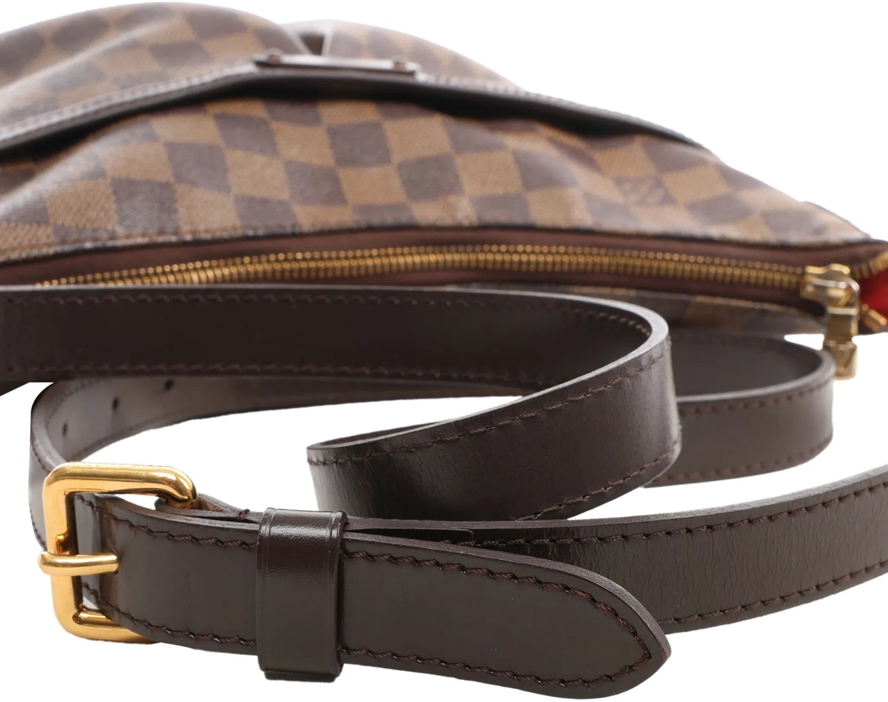 Louis Vuitton Louis Vuitton Bloomsbury PM Damier Ebene Crossbody Bag in Brown N42251 Bruin