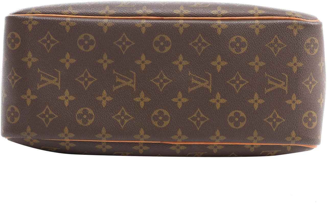 Louis Vuitton Louis Vuitton Deauville Monogram Canvas Handbag in Brown M47270 Bruin