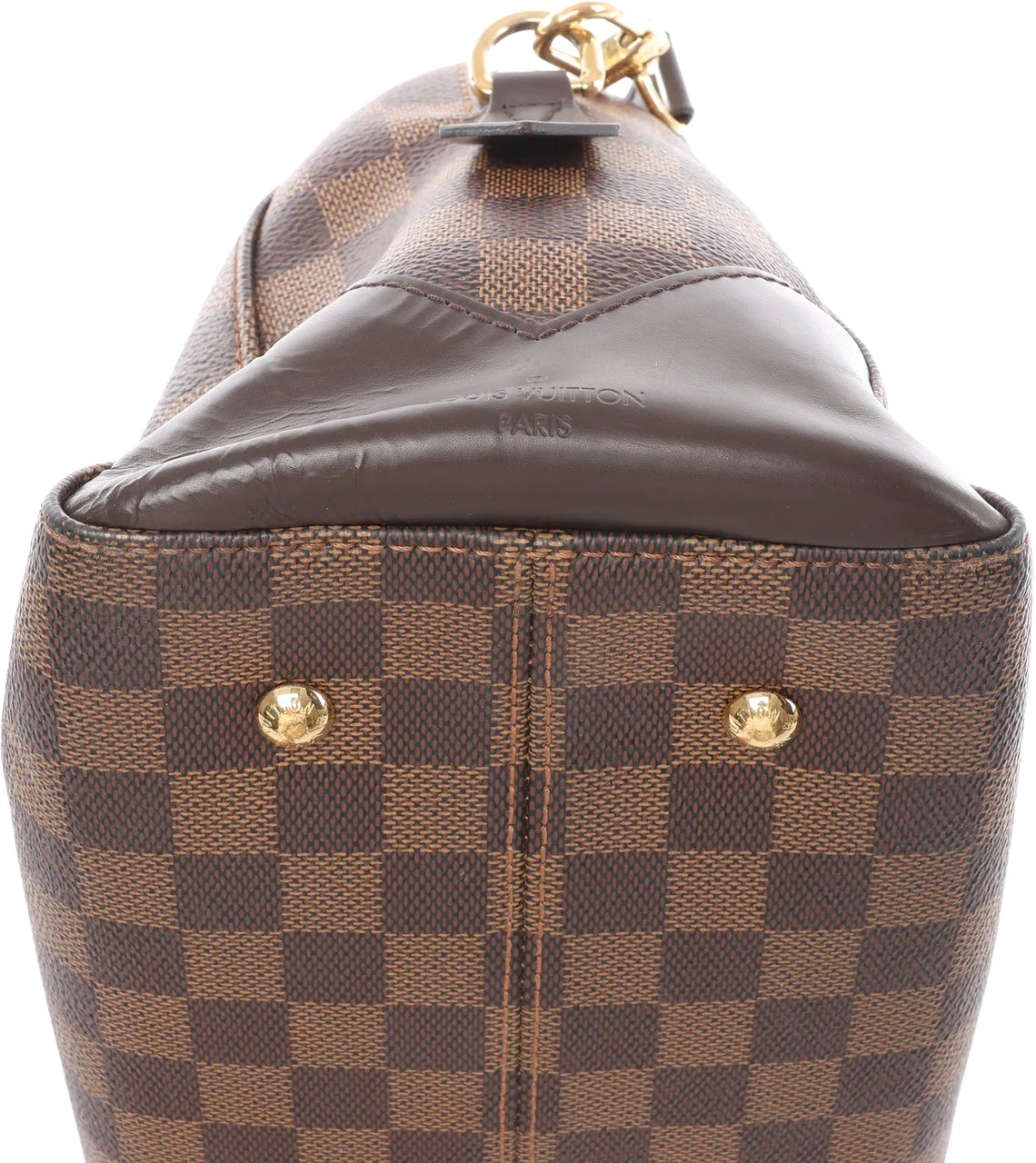Louis Vuitton Louis Vuitton Kensington Bowling Damier Ebene 2Way Handbag in Brown N41505 Bruin
