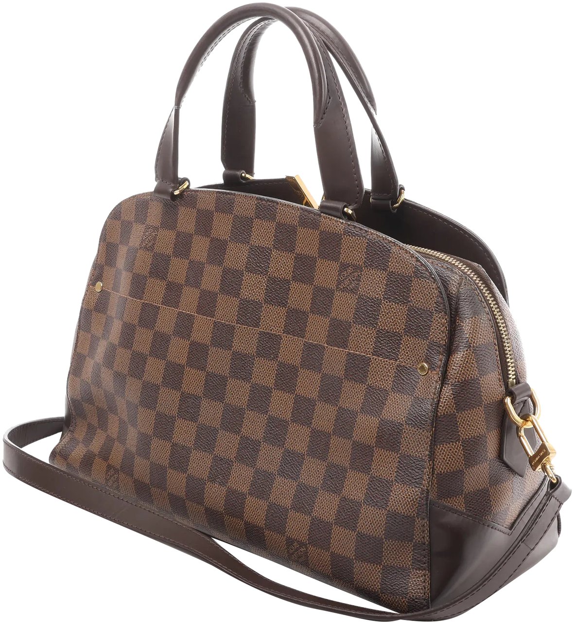 Louis Vuitton Louis Vuitton Kensington Bowling Damier Ebene 2Way Handbag in Brown N41505 Bruin