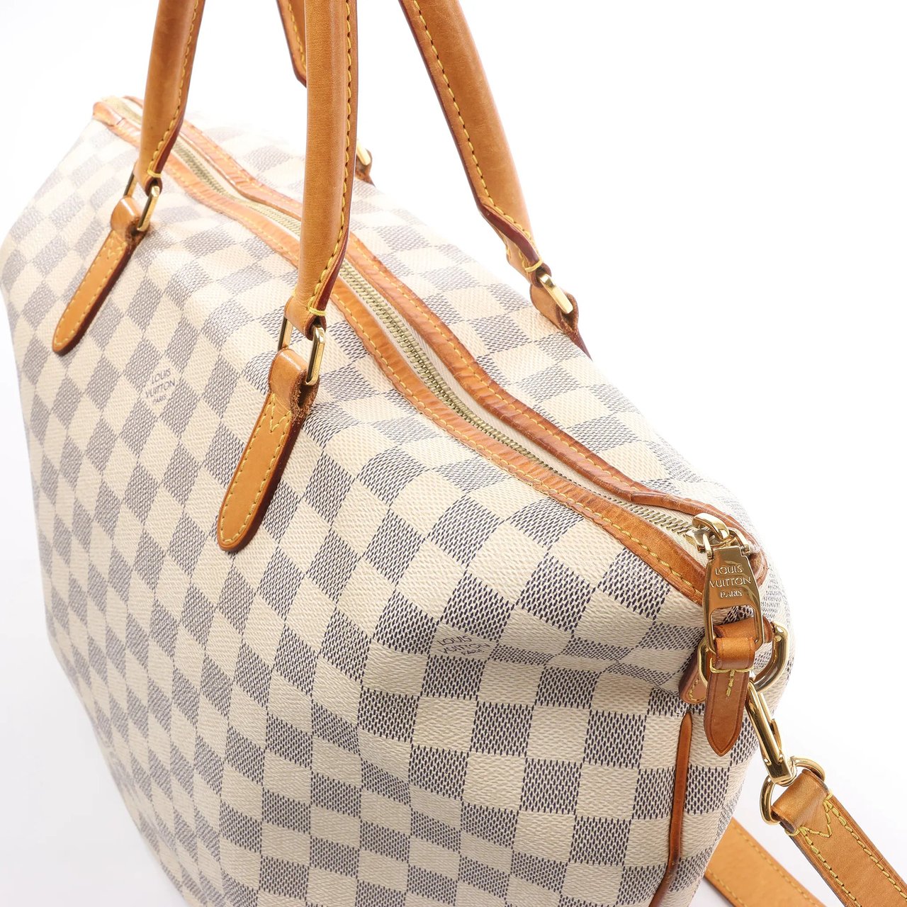 Louis Vuitton Louis Vuitton Riviera MM Damier Azur 2Way Shoulder Bag in Beige N48252 Divers