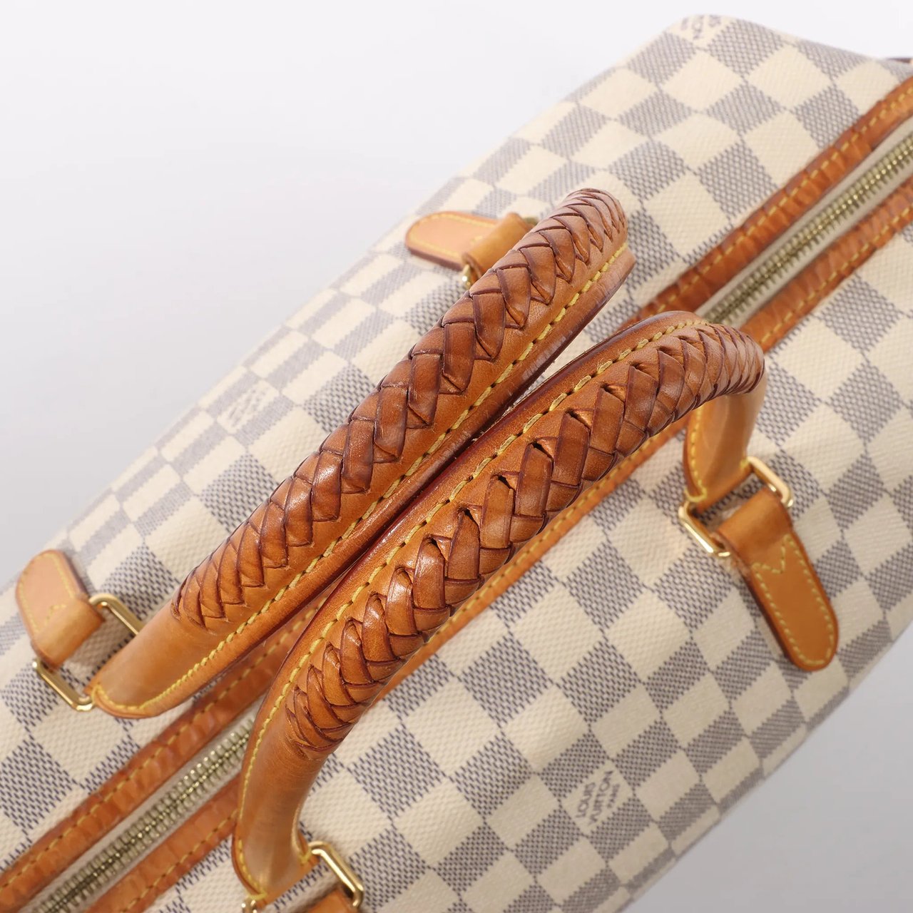Louis Vuitton Louis Vuitton Riviera MM Damier Azur 2Way Shoulder Bag in Beige N48252 Divers