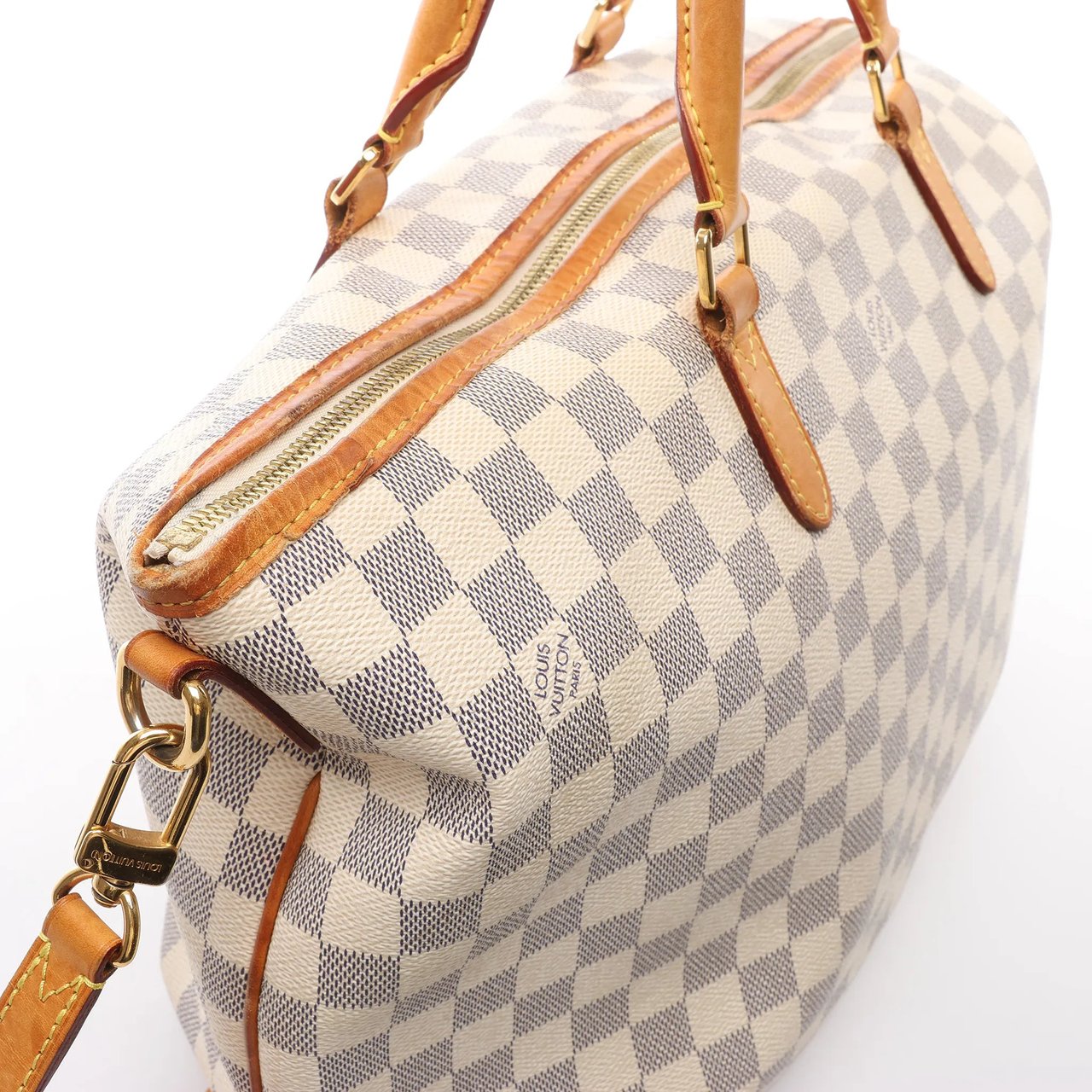 Louis Vuitton Louis Vuitton Riviera MM Damier Azur 2Way Shoulder Bag in Beige N48252 Divers