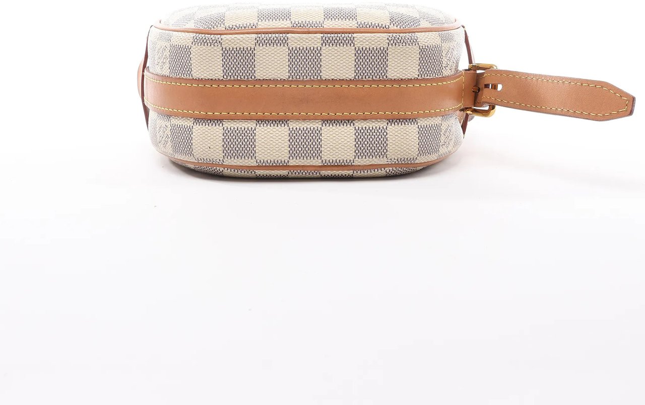Louis Vuitton Louis Vuitton Boite Chapeau Souple Damier Azur Crossbody Bag in Beige N40333 Divers