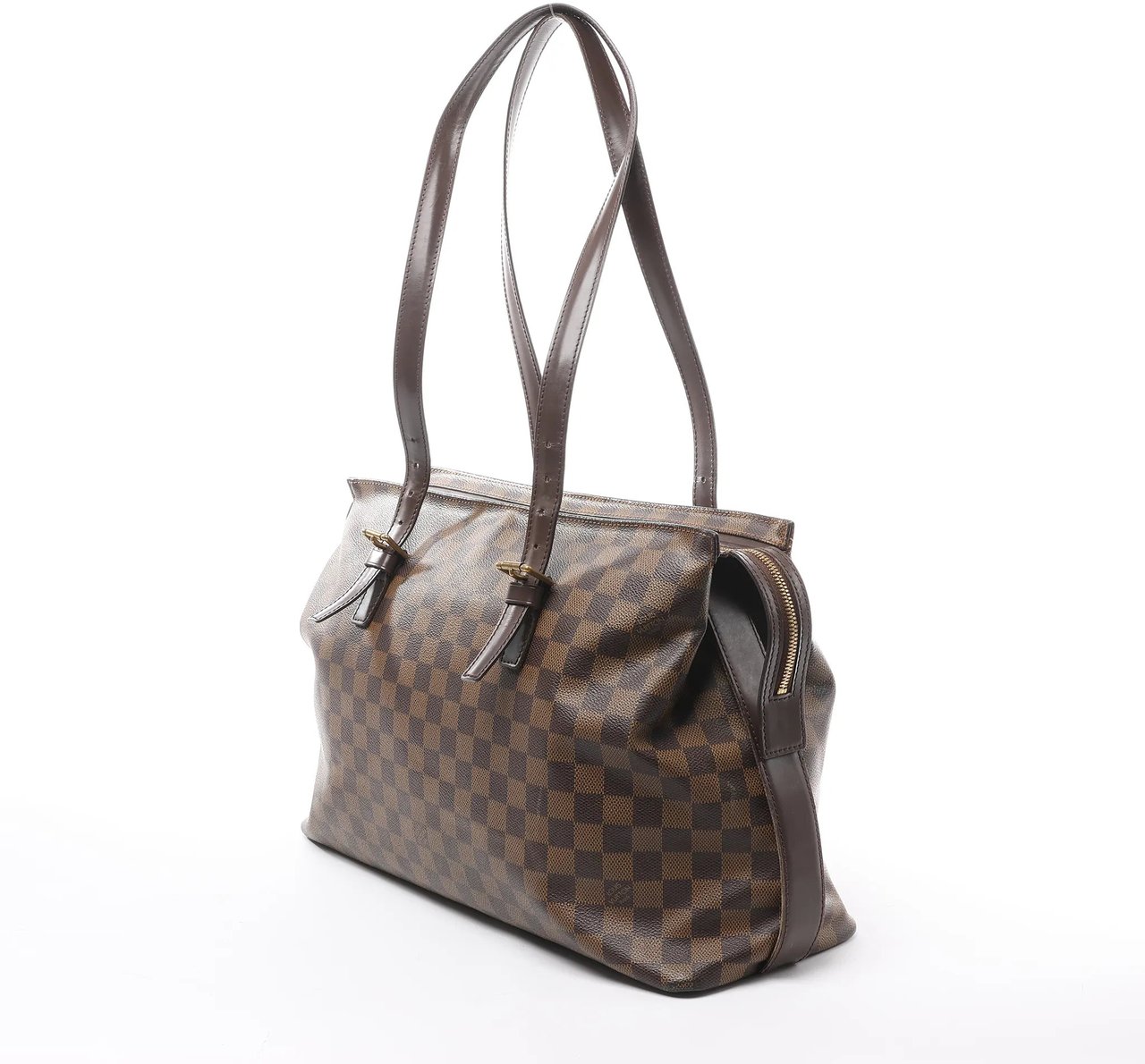 Louis Vuitton Louis Vuitton Chelsea Damier Ebene Shoulder Bag in Brown N51119 Bruin