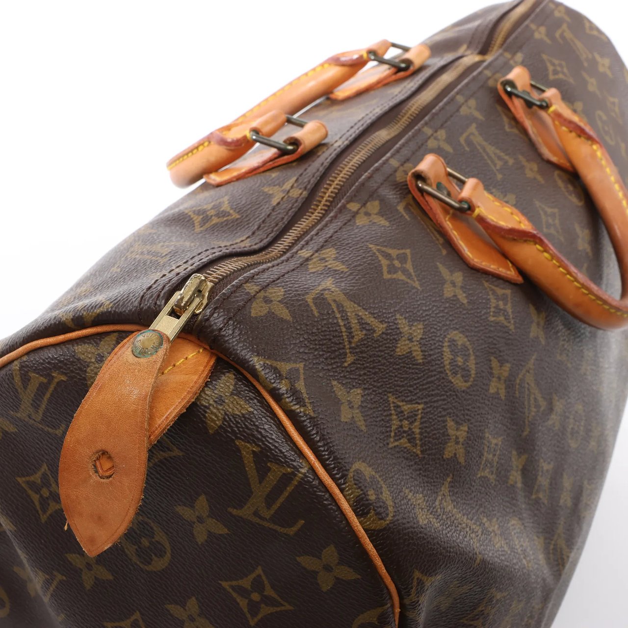 Louis Vuitton Louis Vuitton Speedy 40 Monogram Canvas Handbag in Brown M41522 Bruin