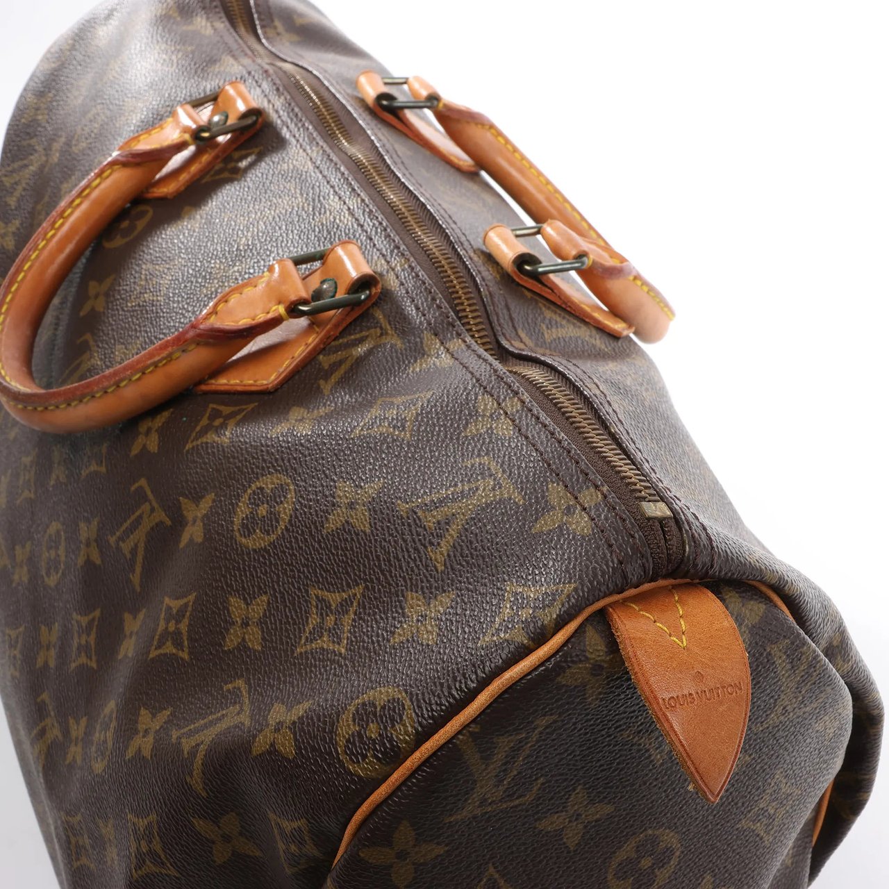 Louis Vuitton Louis Vuitton Speedy 40 Monogram Canvas Handbag in Brown M41522 Bruin