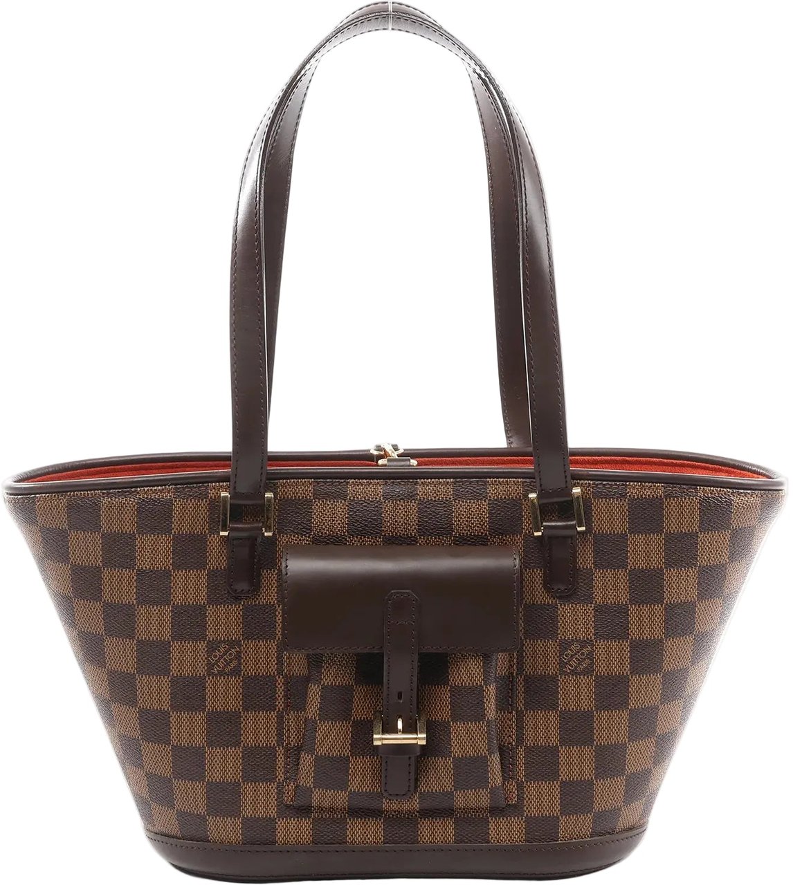 Louis Vuitton Louis Vuitton Manosque PM Damier Ebene Handag in Brown N51121 Bruin