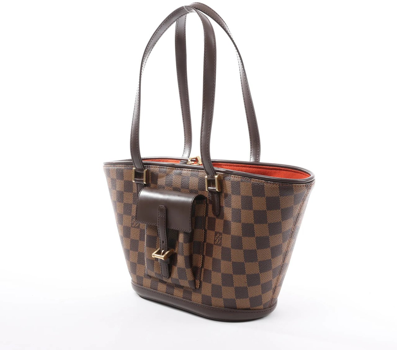 Louis Vuitton Louis Vuitton Manosque PM Damier Ebene Handag in Brown N51121 Bruin