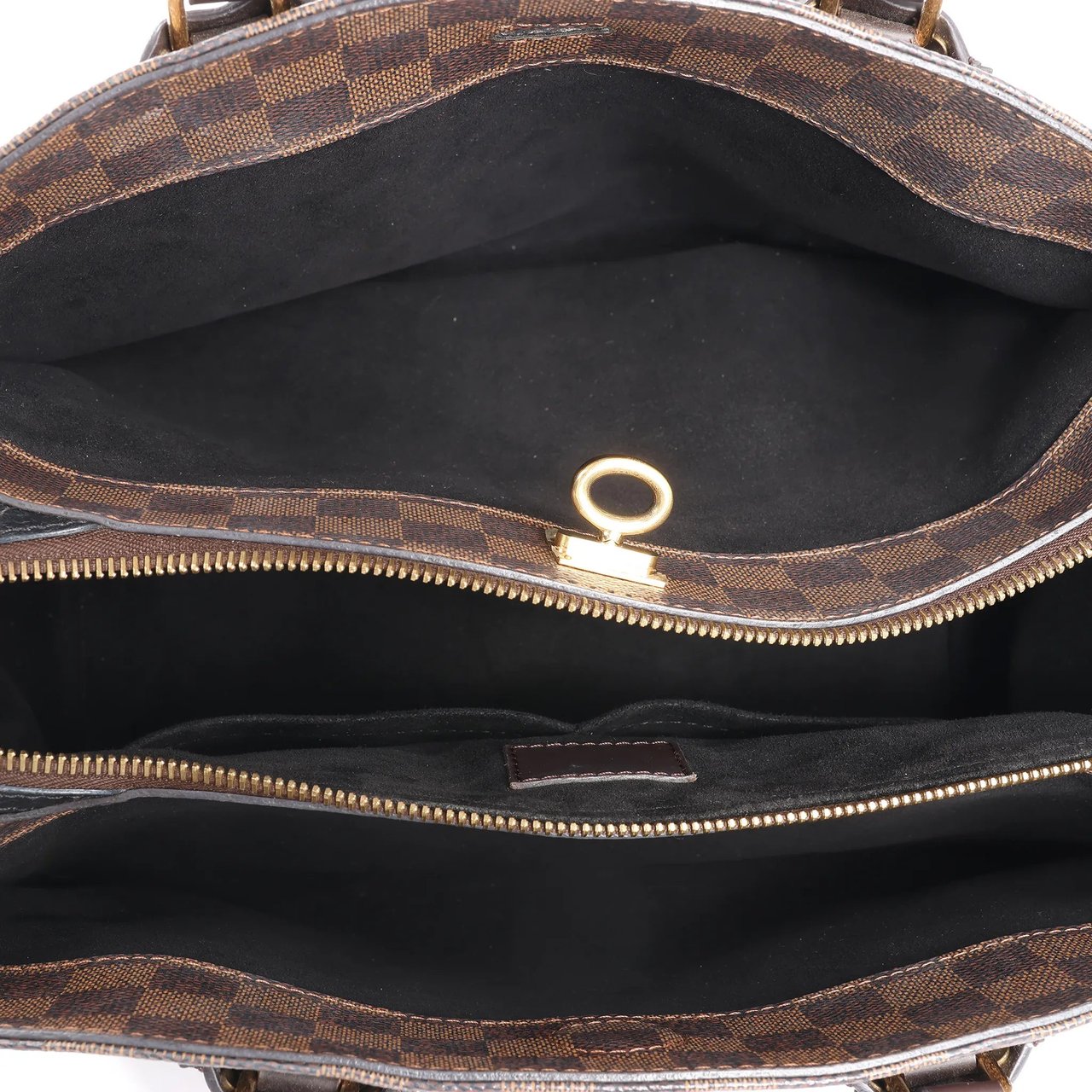 Louis Vuitton Louis Vuitton Normandy Damier Ebene Handbag in Brown x Black N41487 Divers