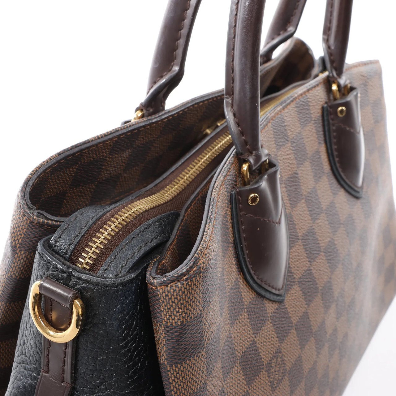 Louis Vuitton Louis Vuitton Normandy Damier Ebene Handbag in Brown x Black N41487 Divers