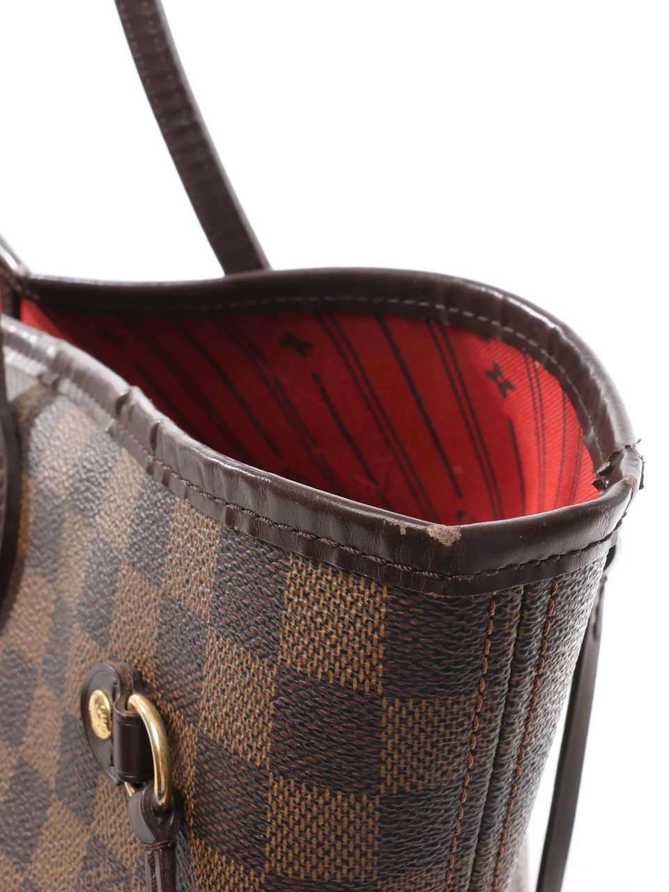 Louis Vuitton Louis Vuitton Neverfull MM Damier Ebene Shoulder Bag in Brown N51105 Bruin