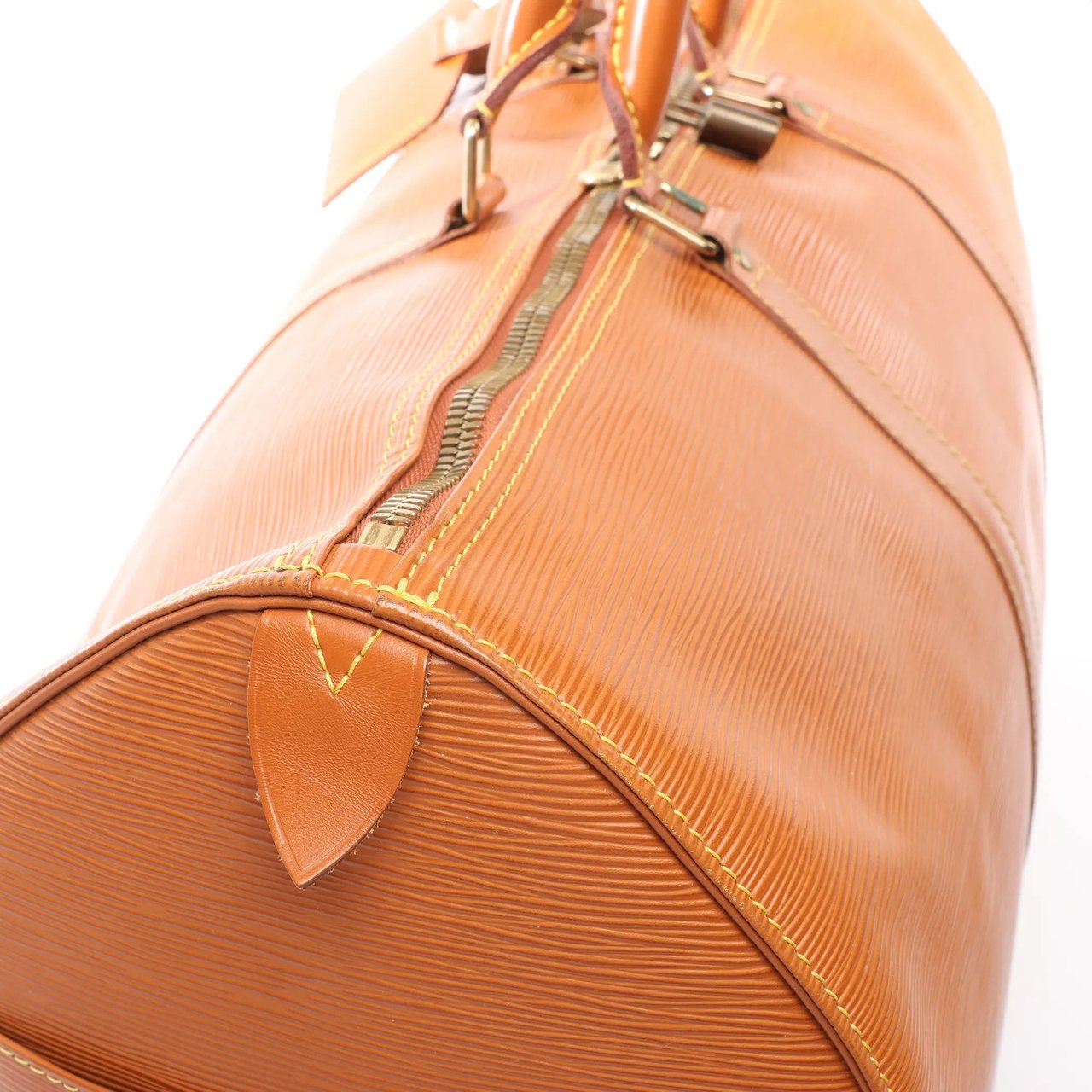 Louis Vuitton Louis Vuitton Keepall 50 Epi Leather Travel Bag in Brown M42968 Bruin