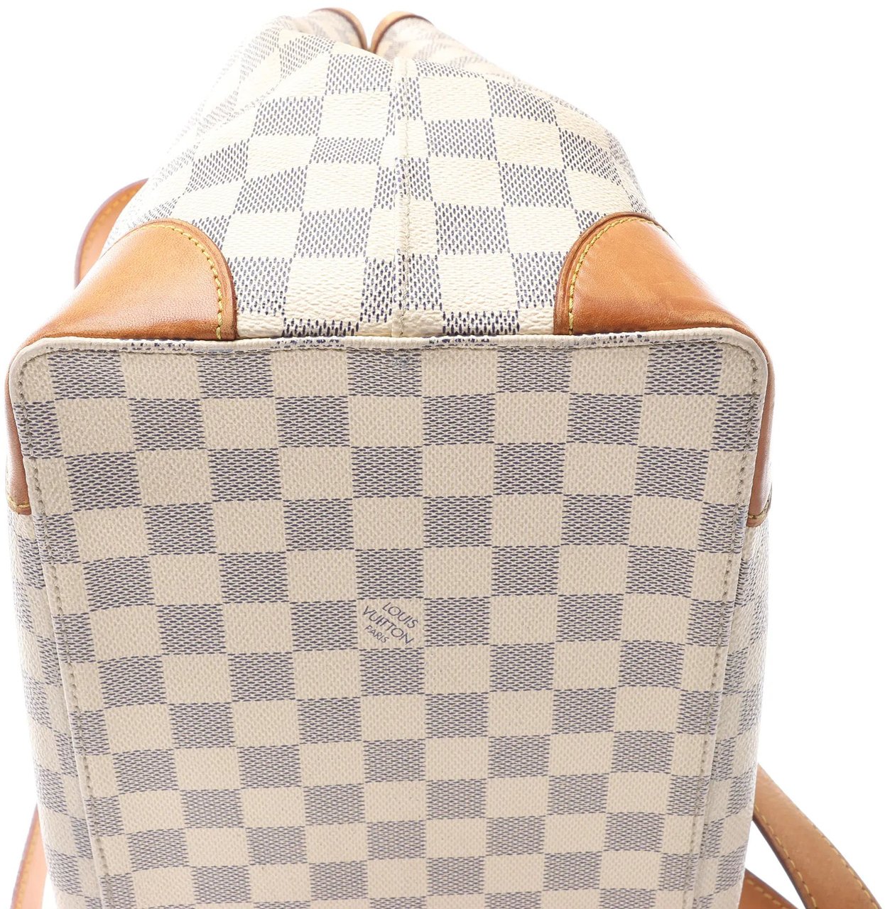 Louis Vuitton Louis Vuitton Hampstead MM Damier Azur Handbag in Beige N51206 Divers