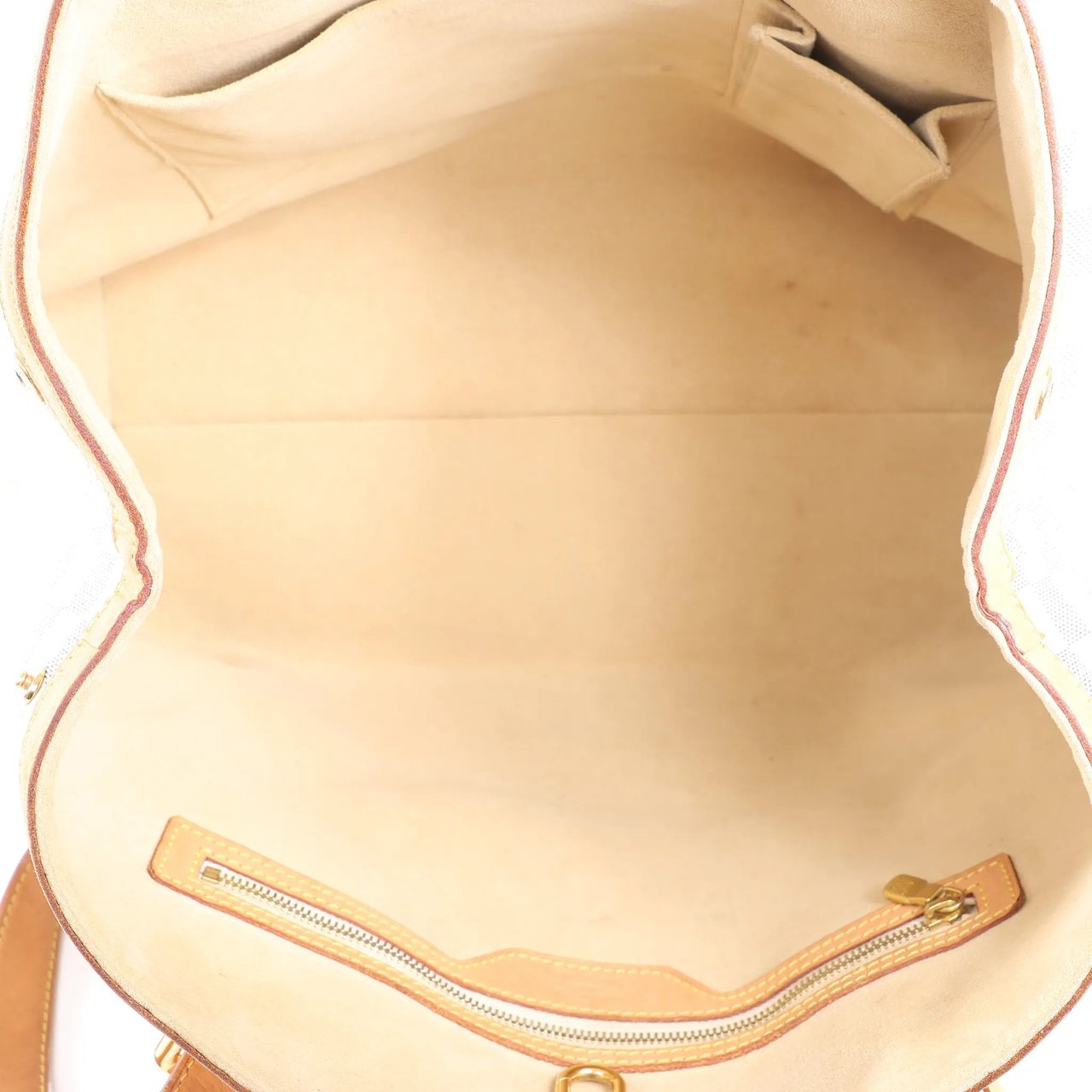 Louis Vuitton Louis Vuitton Hampstead MM Damier Azur Handbag in Beige N51206 Divers