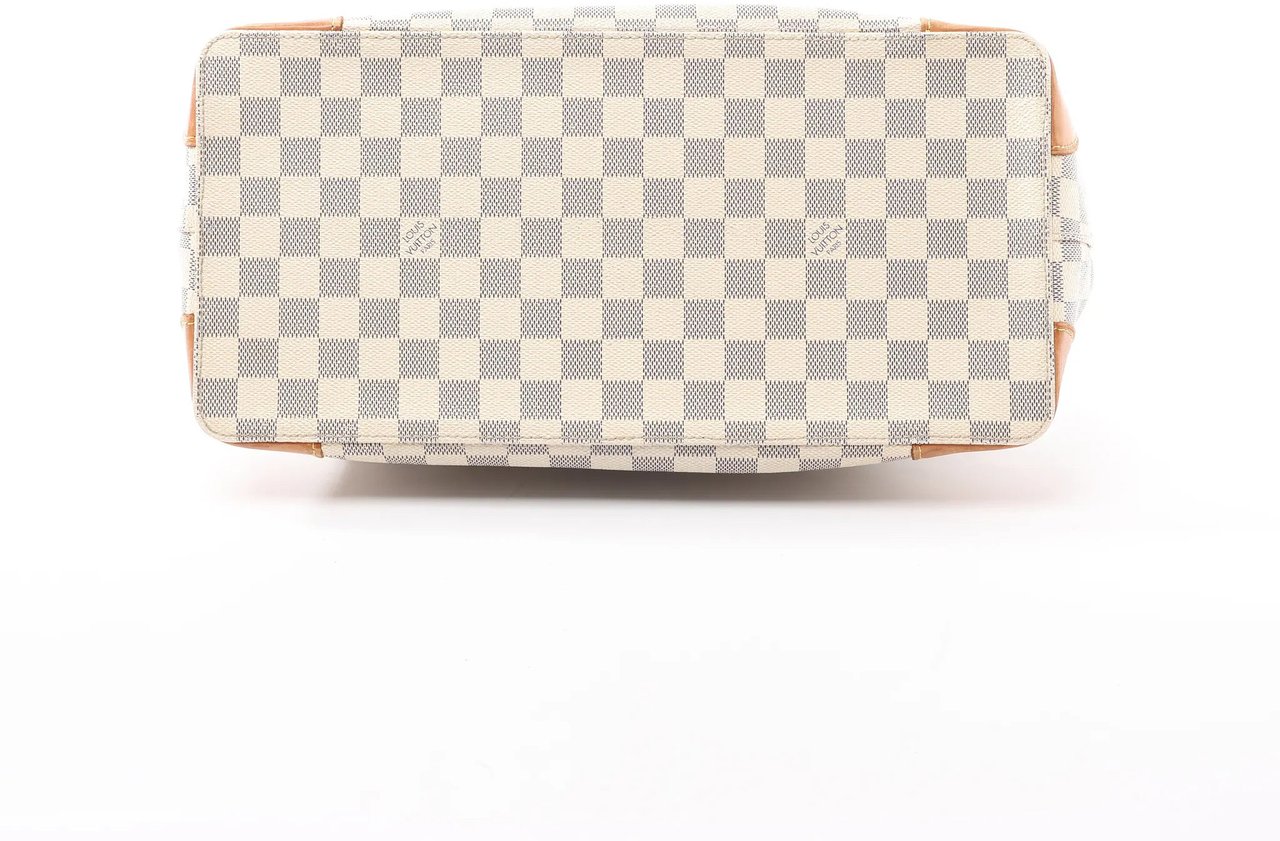 Louis Vuitton Louis Vuitton Hampstead MM Damier Azur Handbag in Beige N51206 Divers