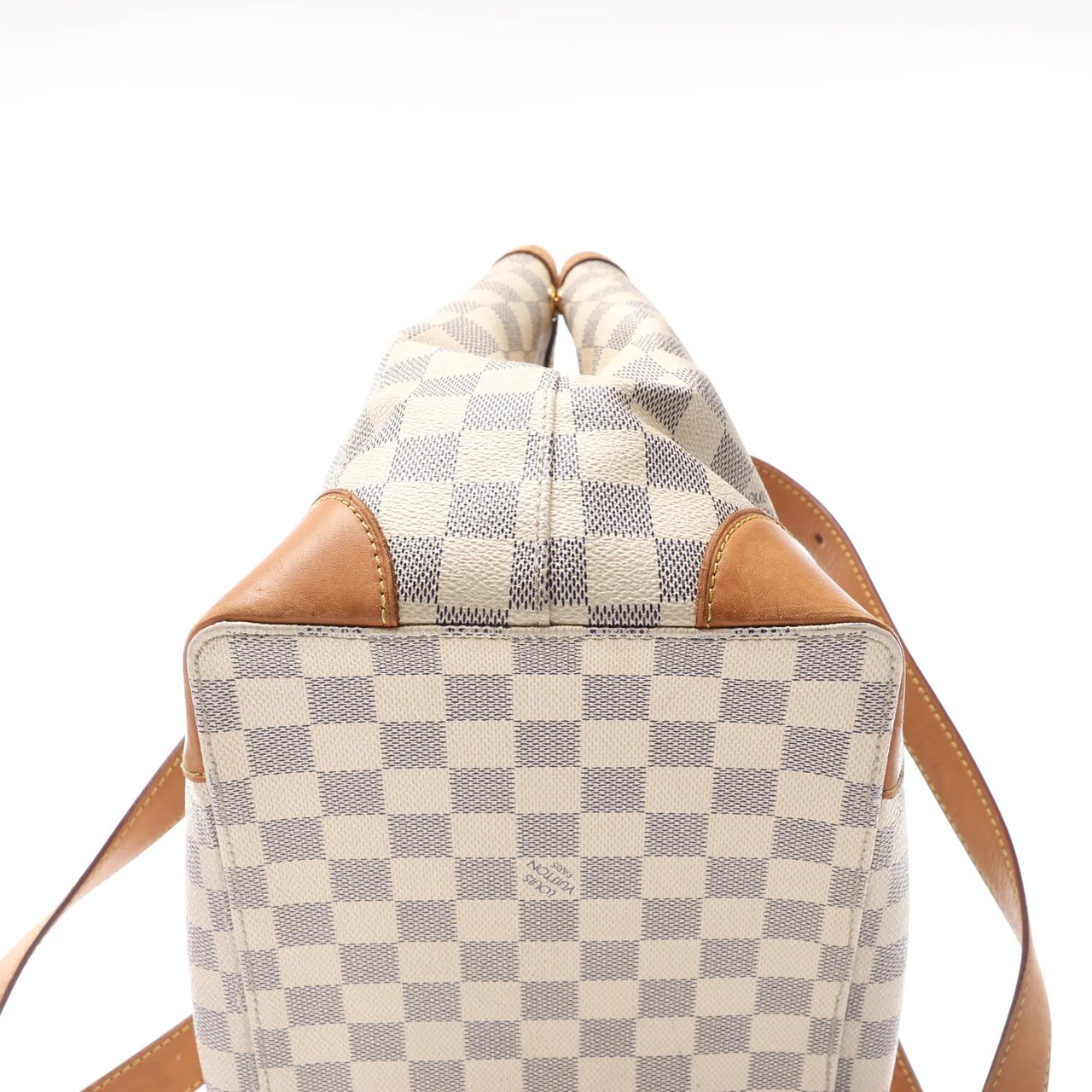 Louis Vuitton Louis Vuitton Hampstead MM Damier Azur Handbag in Beige N51206 Divers