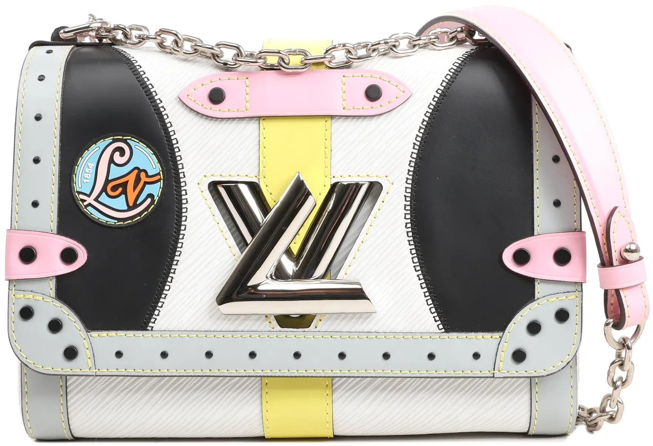 Louis Vuitton Louis Vuitton Twist MM Epi Leather Shoulder Bag in Multicolor M53717 Divers