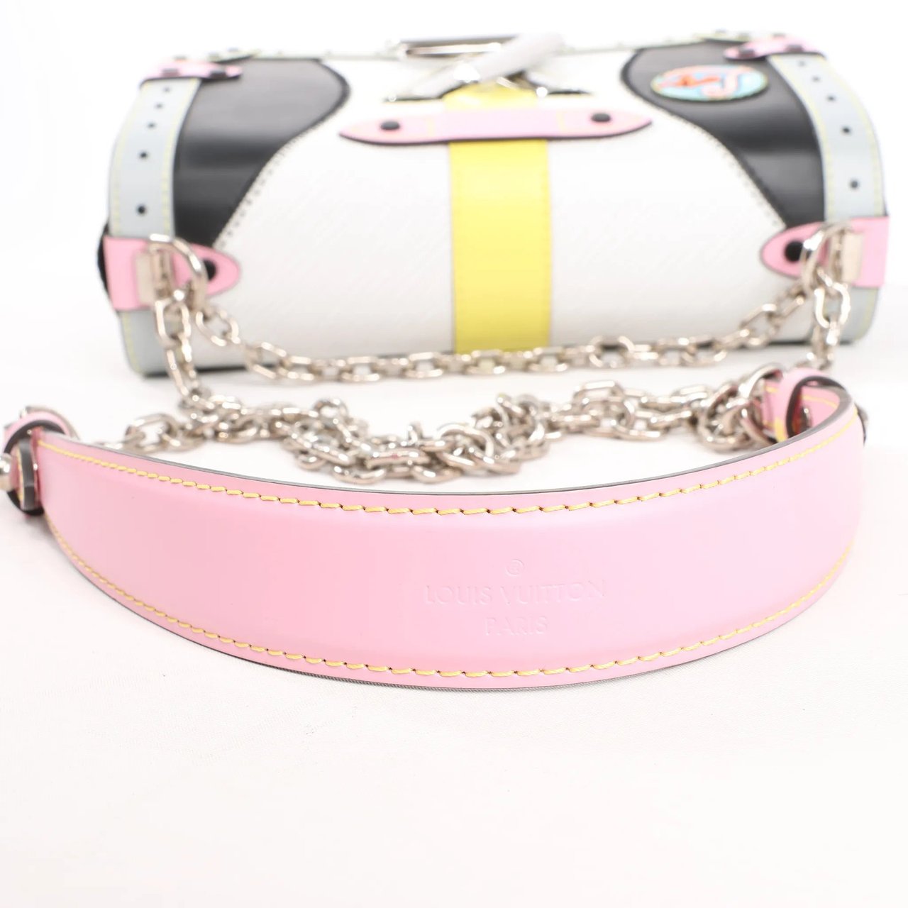 Louis Vuitton Louis Vuitton Twist MM Epi Leather Shoulder Bag in Multicolor M53717 Divers