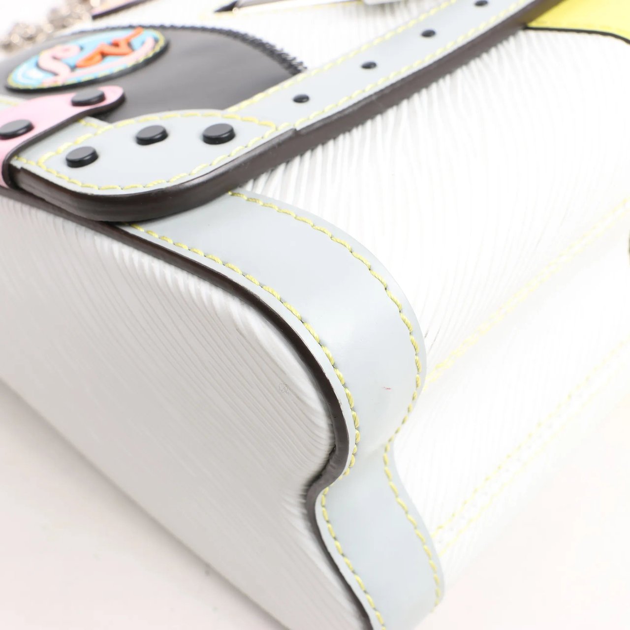 Louis Vuitton Louis Vuitton Twist MM Epi Leather Shoulder Bag in Multicolor M53717 Divers