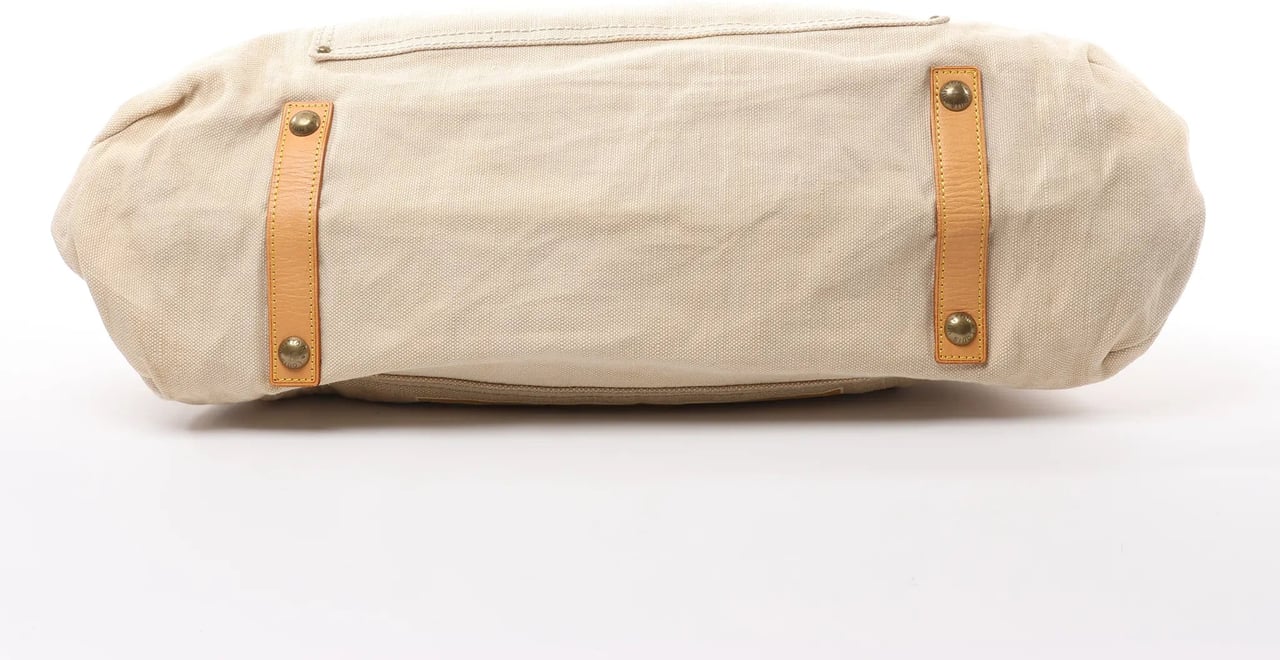 Louis Vuitton Louis Vuitton Toile Globe GM Limited Edition Cloth Handbag in Beige M95110 Beige