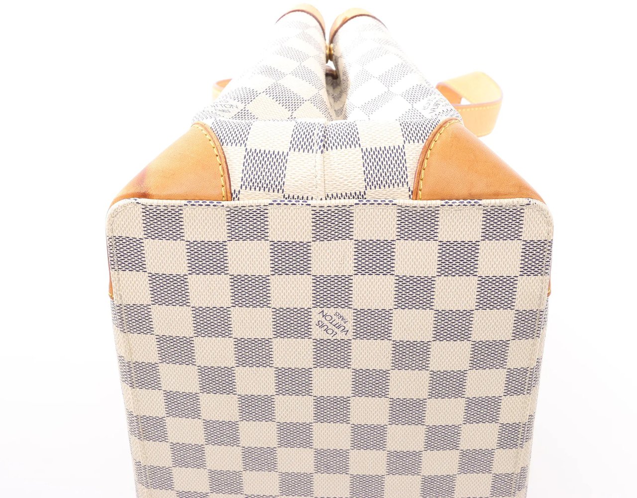 Louis Vuitton Louis Vuitton Hampstead PM Damier Azur Handbag in Beige N51207 Divers