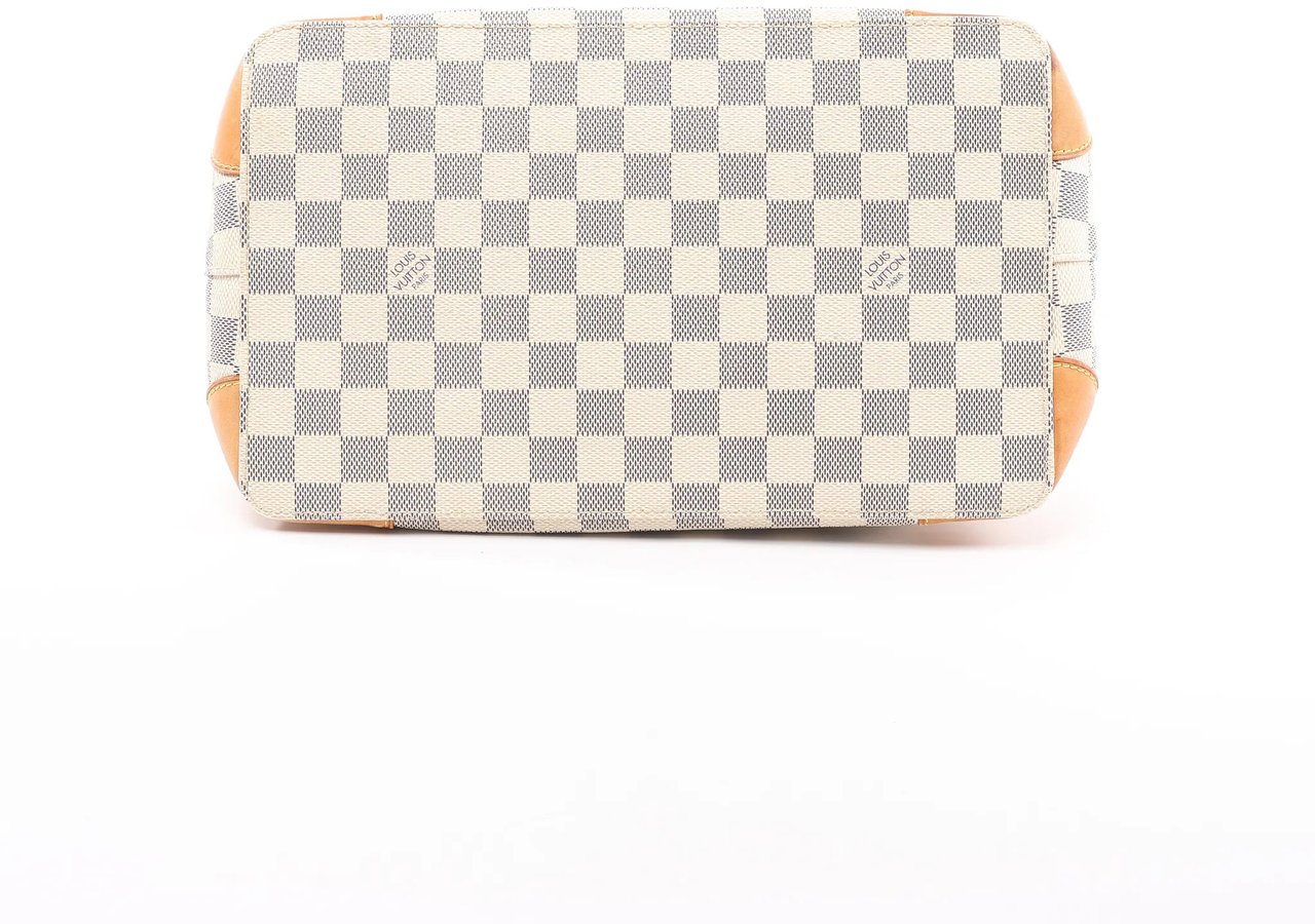 Louis Vuitton Louis Vuitton Hampstead PM Damier Azur Handbag in Beige N51207 Divers