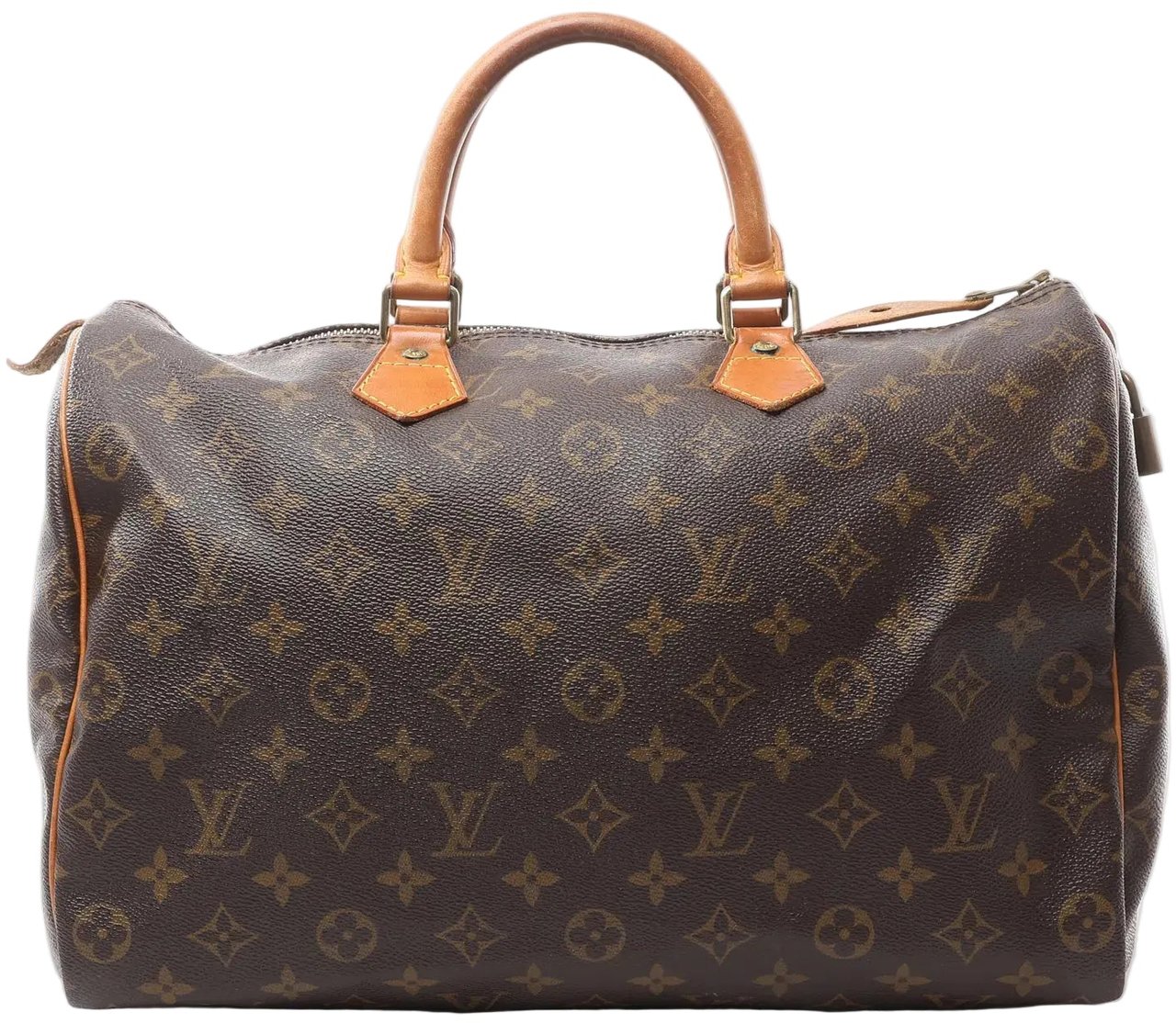 Louis Vuitton Louis Vuitton Speedy 35 Monogram Canvas Handbag in Brown M41524 Bruin