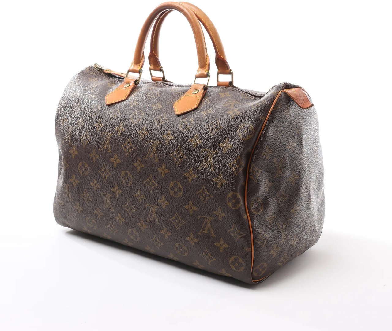 Louis Vuitton Louis Vuitton Speedy 35 Monogram Canvas Handbag in Brown M41524 Bruin