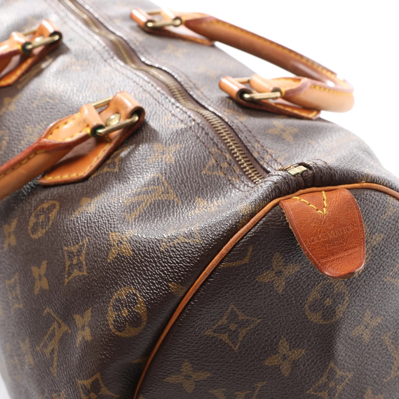 Louis Vuitton Louis Vuitton Speedy 35 Monogram Canvas Handbag in Brown M41524 Bruin