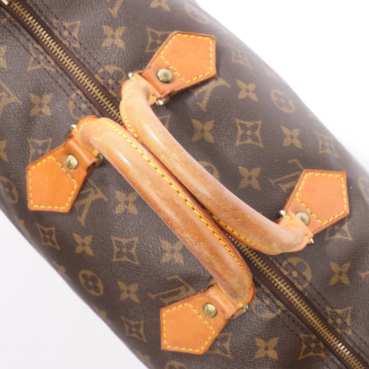 Louis Vuitton Louis Vuitton Speedy 35 Monogram Canvas Handbag in Brown M41524 Bruin