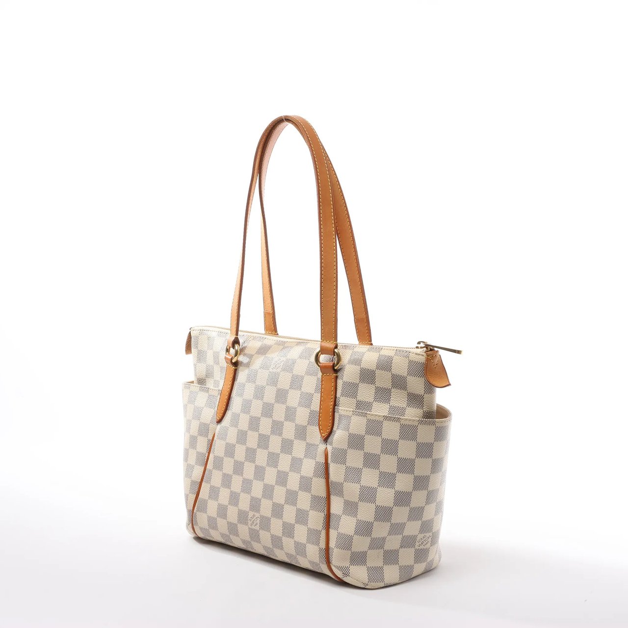 Louis Vuitton Louis Vuitton Totally PM Damier Azur Shoulder Bag in Beige N51261 Beige