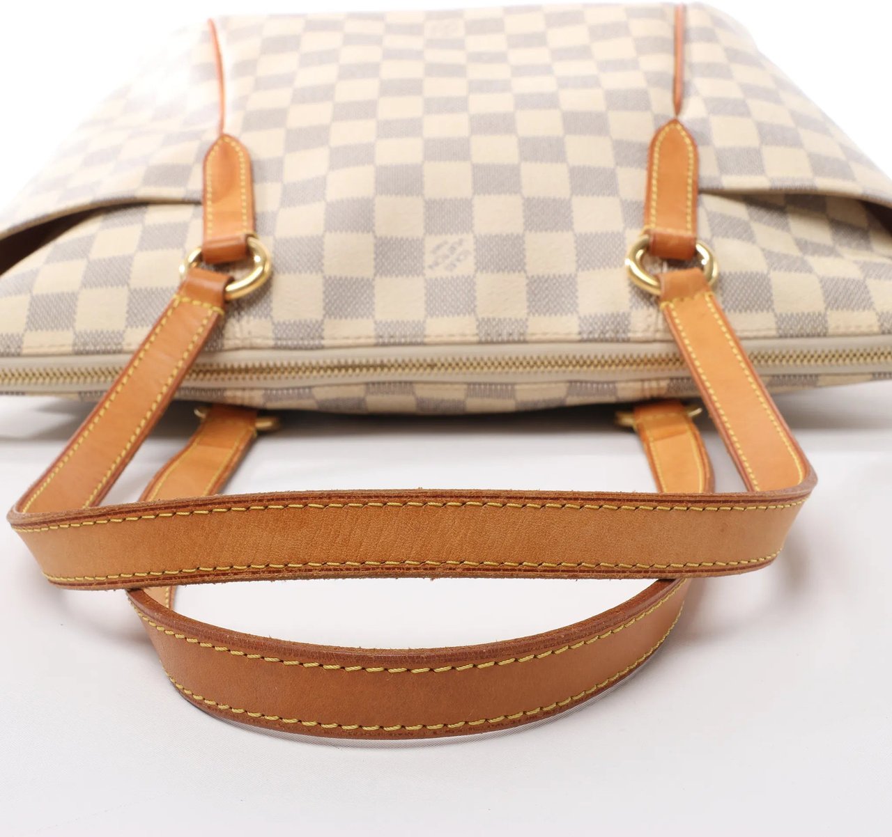 Louis Vuitton Louis Vuitton Totally PM Damier Azur Shoulder Bag in Beige N51261 Beige