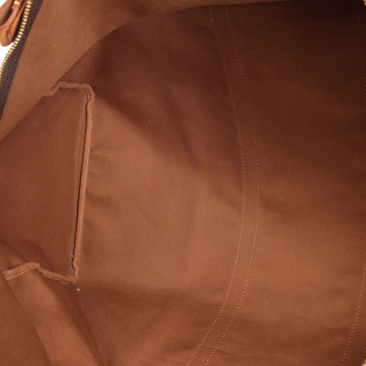 Louis Vuitton Louis Vuitton Keepall 60 Monogram Canvas Travel Bag in Brown M41422 Bruin