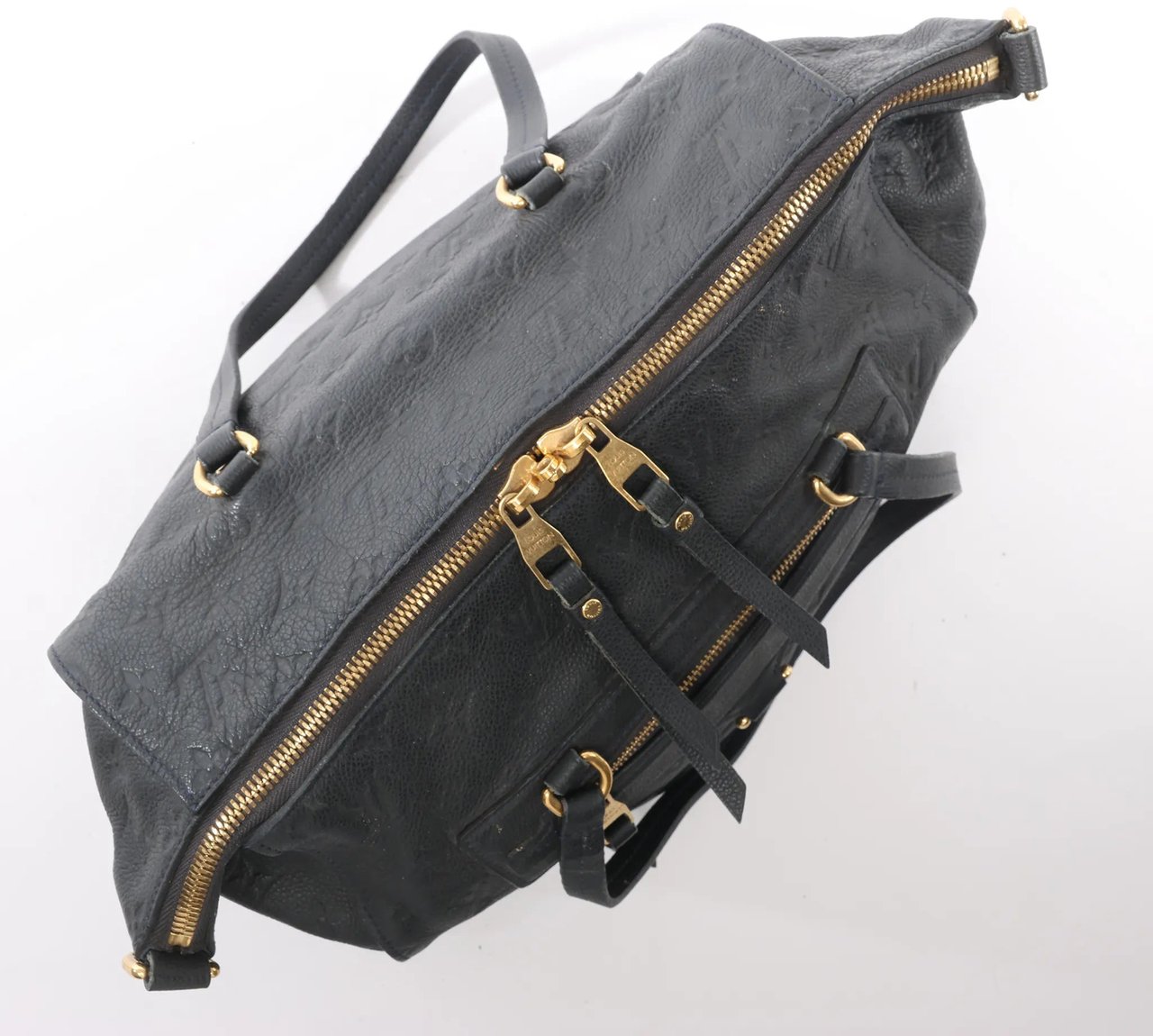 Louis Vuitton Louis Vuitton Lumineuse PM Monogram Empreinte Shoulder Bag in Navy Blue M93410 Navy