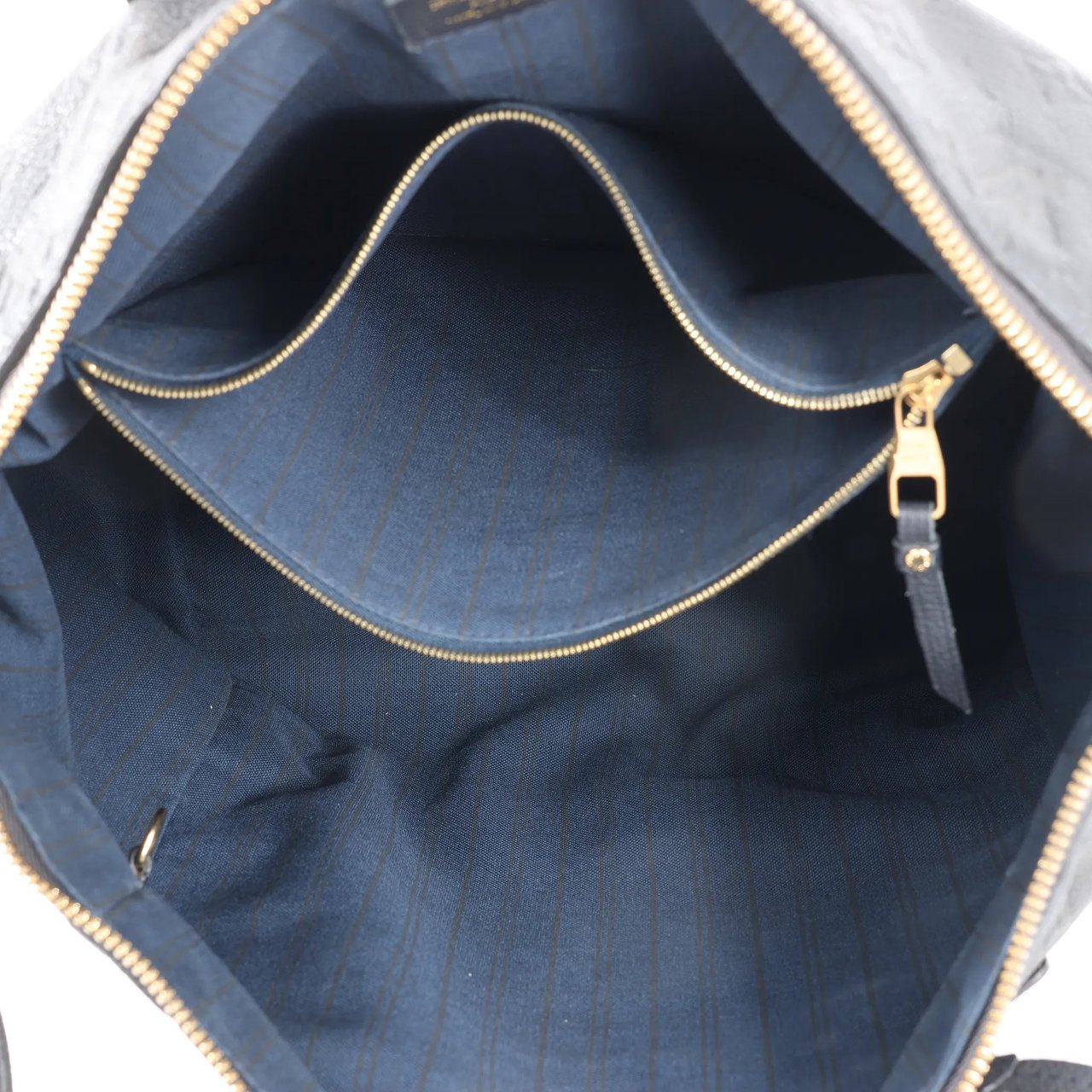 Louis Vuitton Louis Vuitton Lumineuse PM Monogram Empreinte Shoulder Bag in Navy Blue M93410 Navy