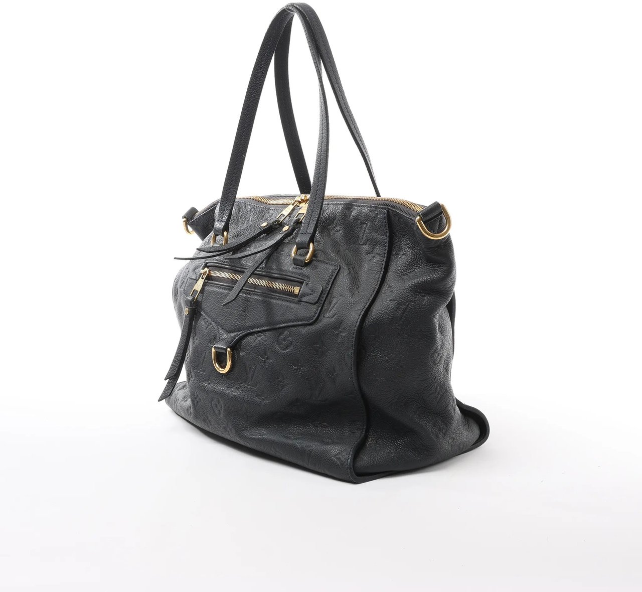 Louis Vuitton Louis Vuitton Lumineuse PM Monogram Empreinte Shoulder Bag in Navy Blue M93410 Navy