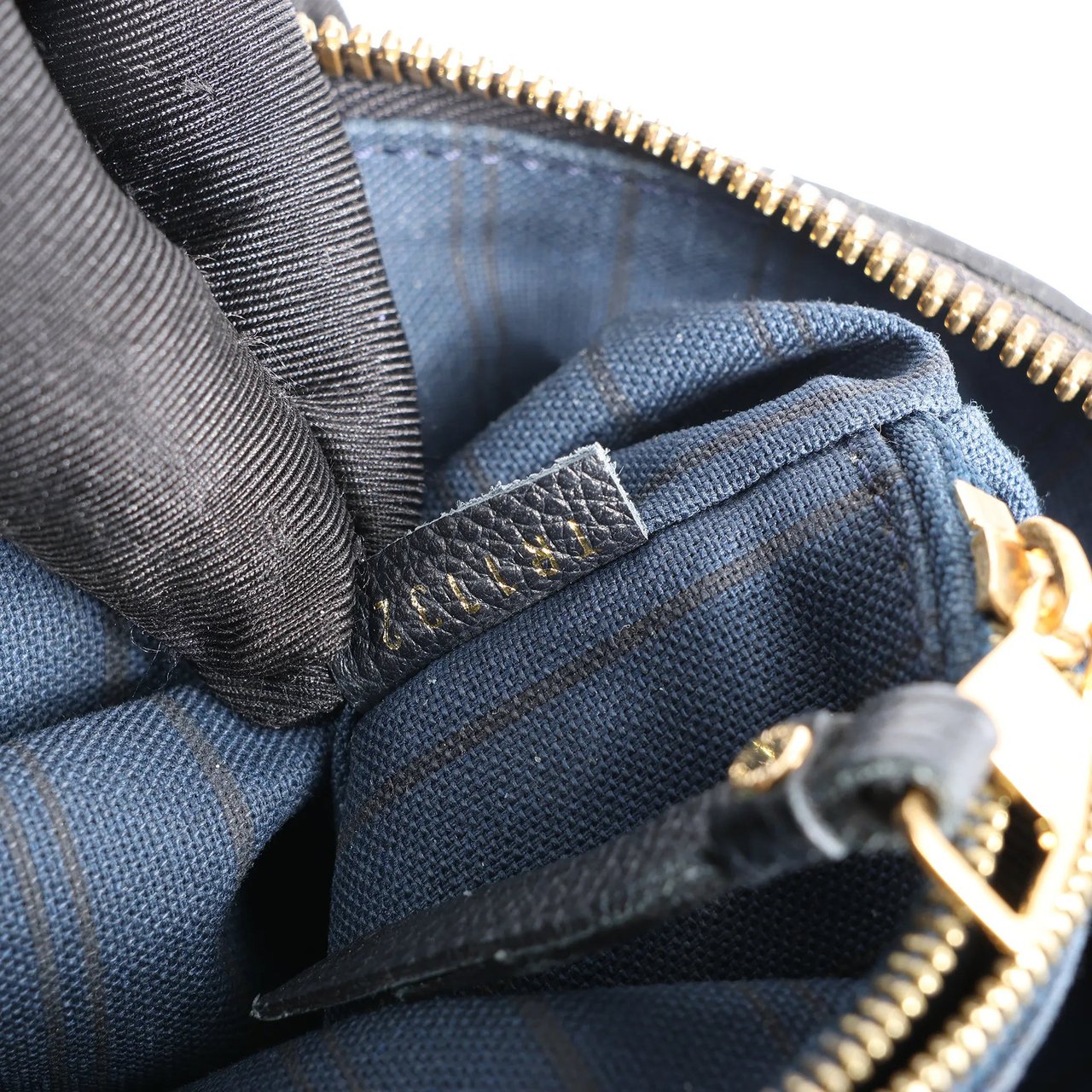 Louis Vuitton Louis Vuitton Lumineuse PM Monogram Empreinte Shoulder Bag in Navy Blue M93410 Navy