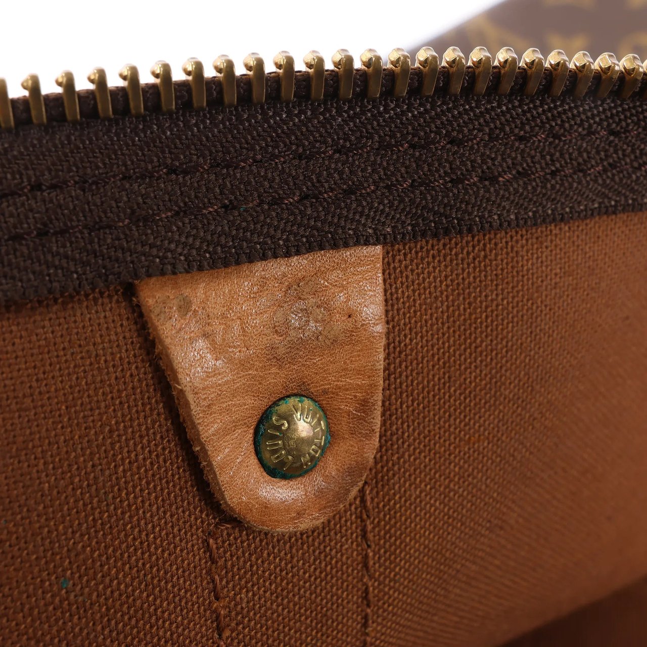 Louis Vuitton Louis Vuitton Keepall Bandoulière 55 Monogram Canvas Travel Bag in Brown M41414 Bruin