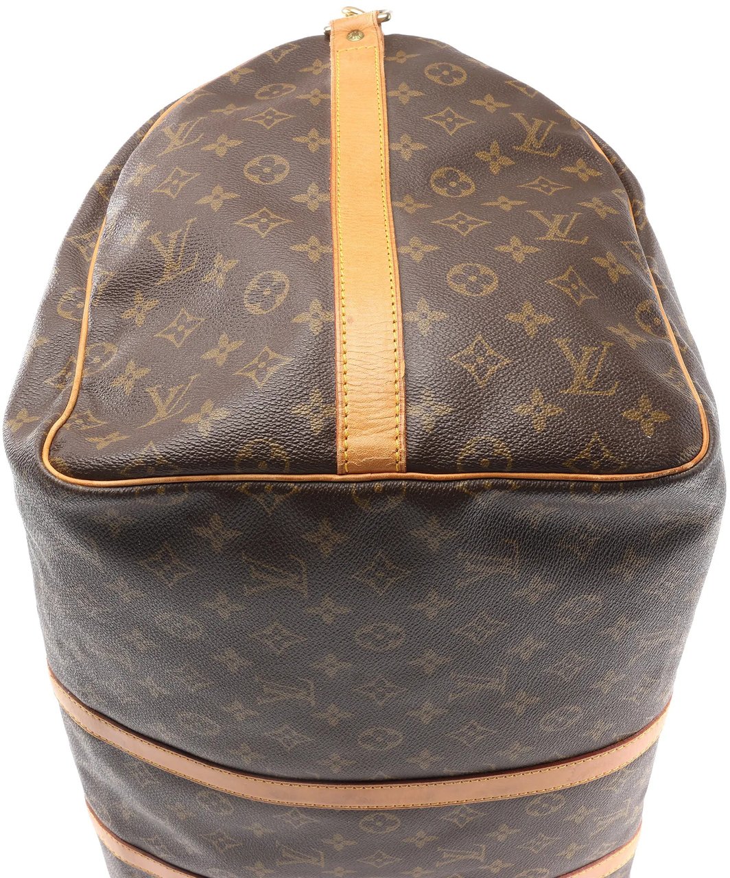 Louis Vuitton Louis Vuitton Keepall Bandoulière 55 Monogram Canvas Travel Bag in Brown M41414 Bruin