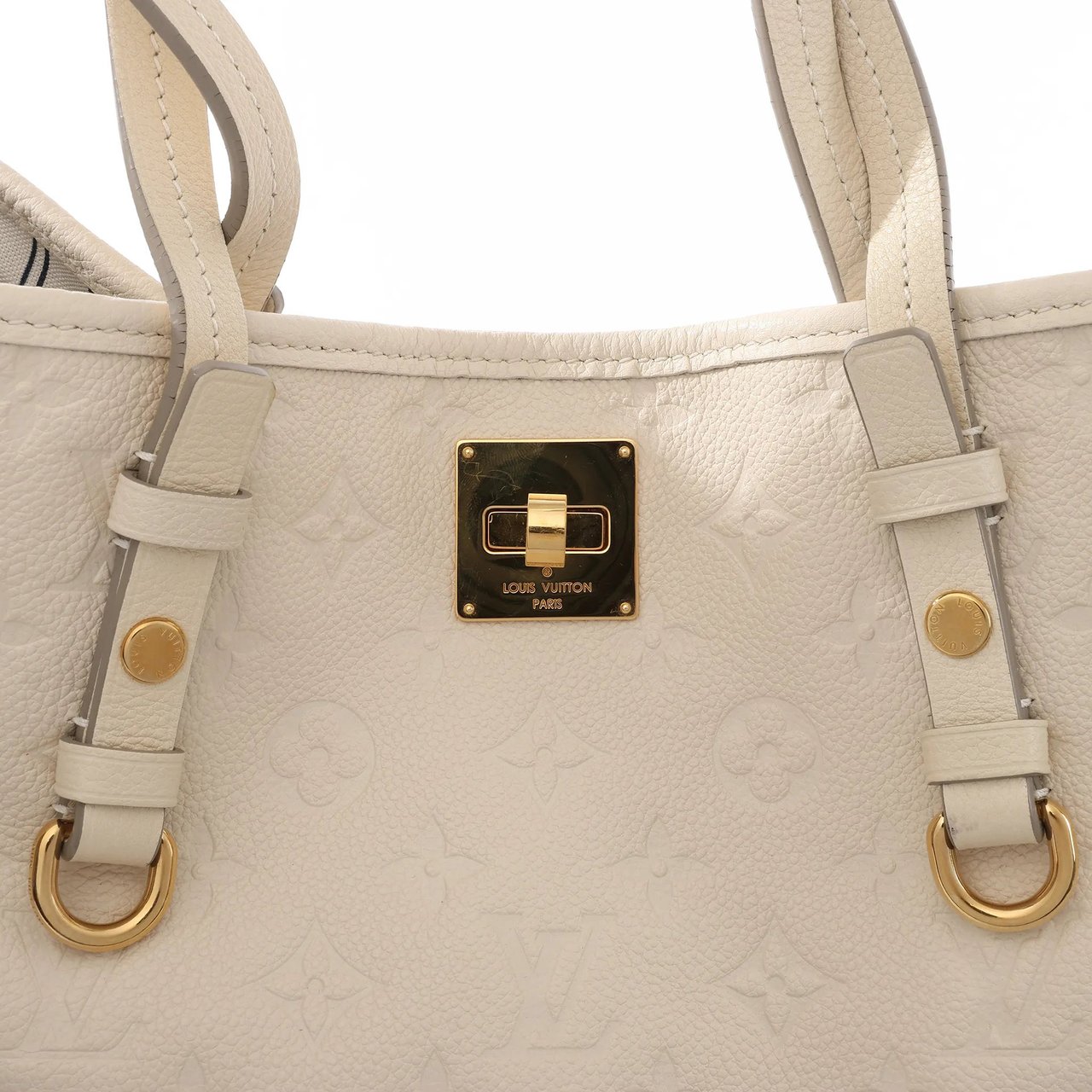 Louis Vuitton Louis Vuitton Citadin PM Monogram Empreinte Shoulder Bag in Beige M40554 Beige