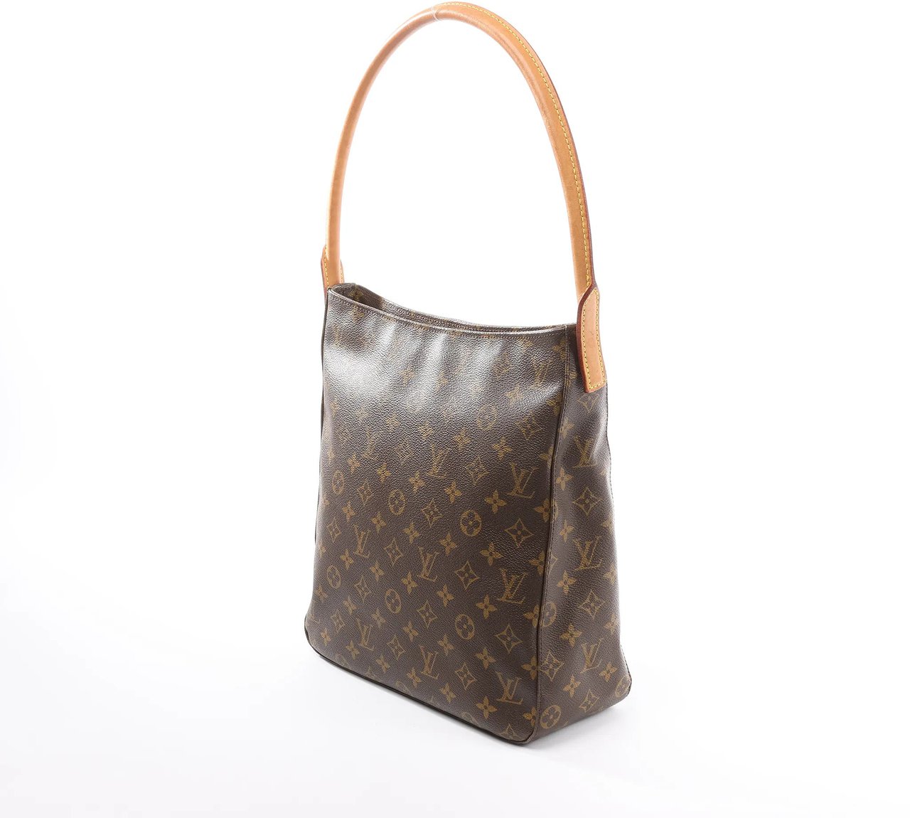 Louis Vuitton Louis Vuitton Looping GM Monogram Canvas Shoulder Bag in Brown M51145 Bruin