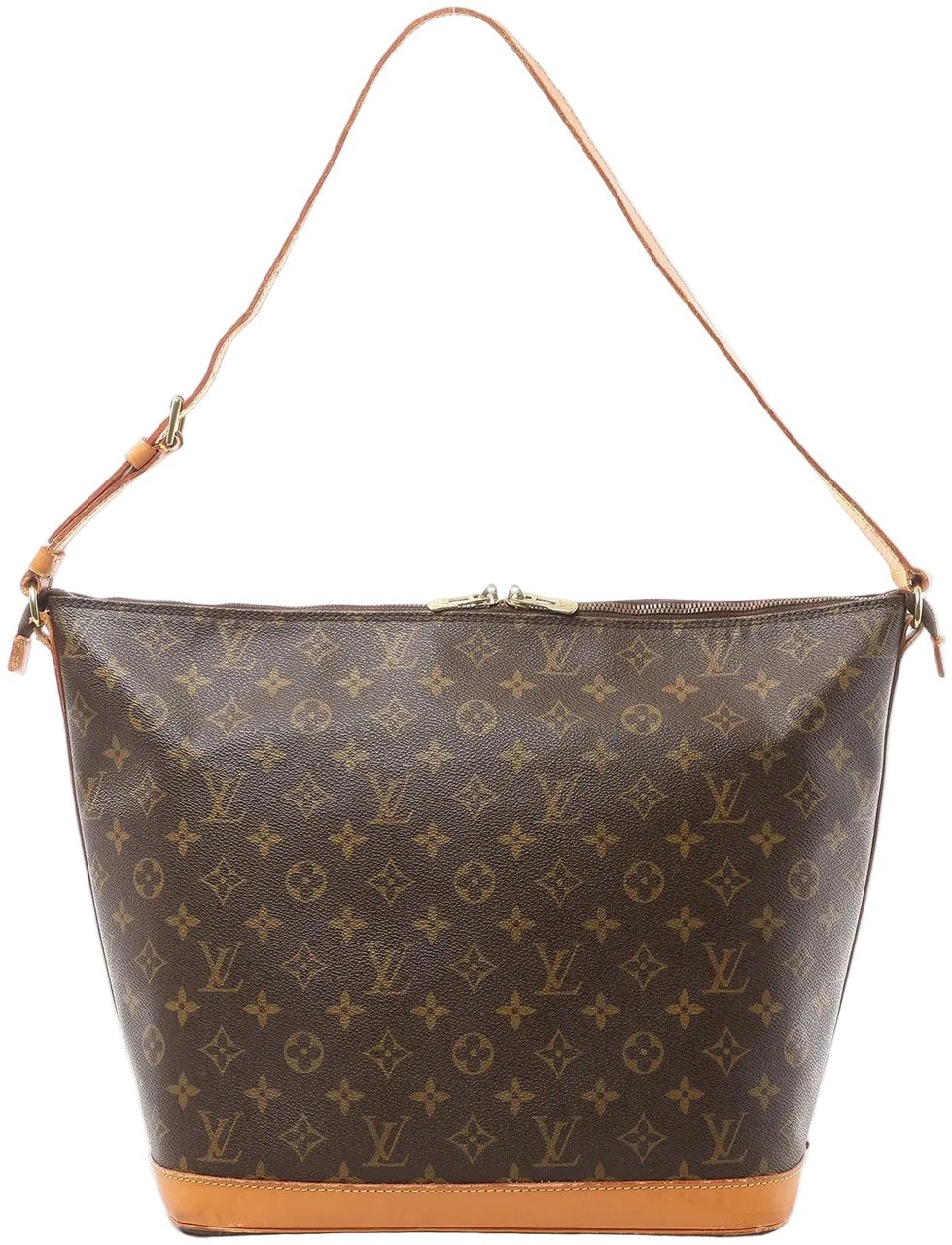 Louis Vuitton Louis Vuitton Sharon Stone AMFAR Vanity Three Monogram Canvas Shoulder Bag in Brown M47275 Bruin