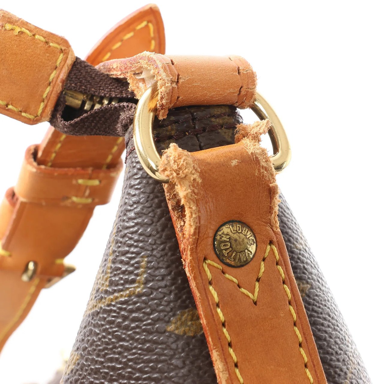 Louis Vuitton Louis Vuitton Sharon Stone AMFAR Vanity Three Monogram Canvas Shoulder Bag in Brown M47275 Bruin