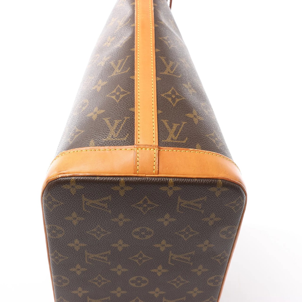 Louis Vuitton Louis Vuitton Sharon Stone AMFAR Vanity Three Monogram Canvas Shoulder Bag in Brown M47275 Bruin