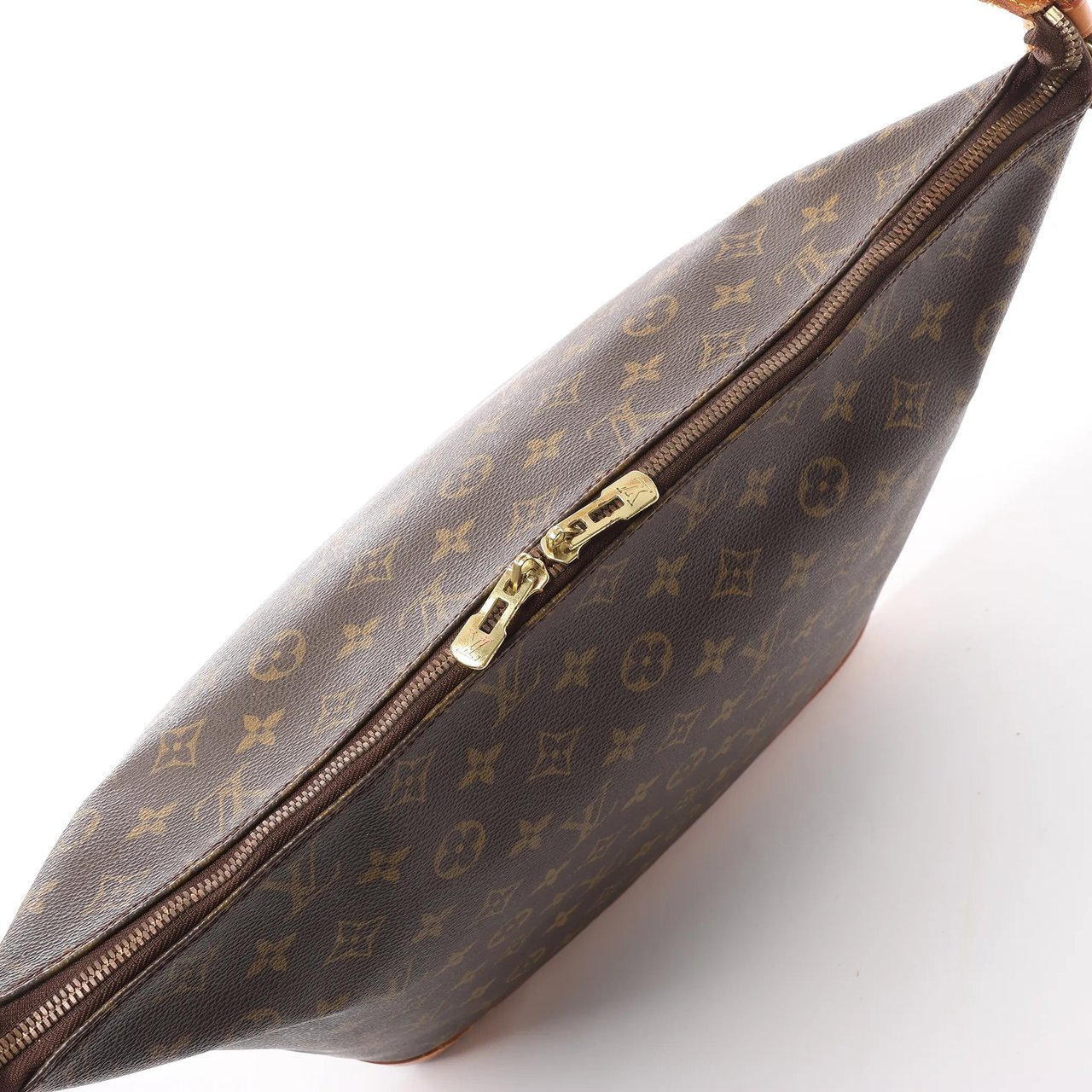 Louis Vuitton Louis Vuitton Sharon Stone AMFAR Vanity Three Monogram Canvas Shoulder Bag in Brown M47275 Bruin