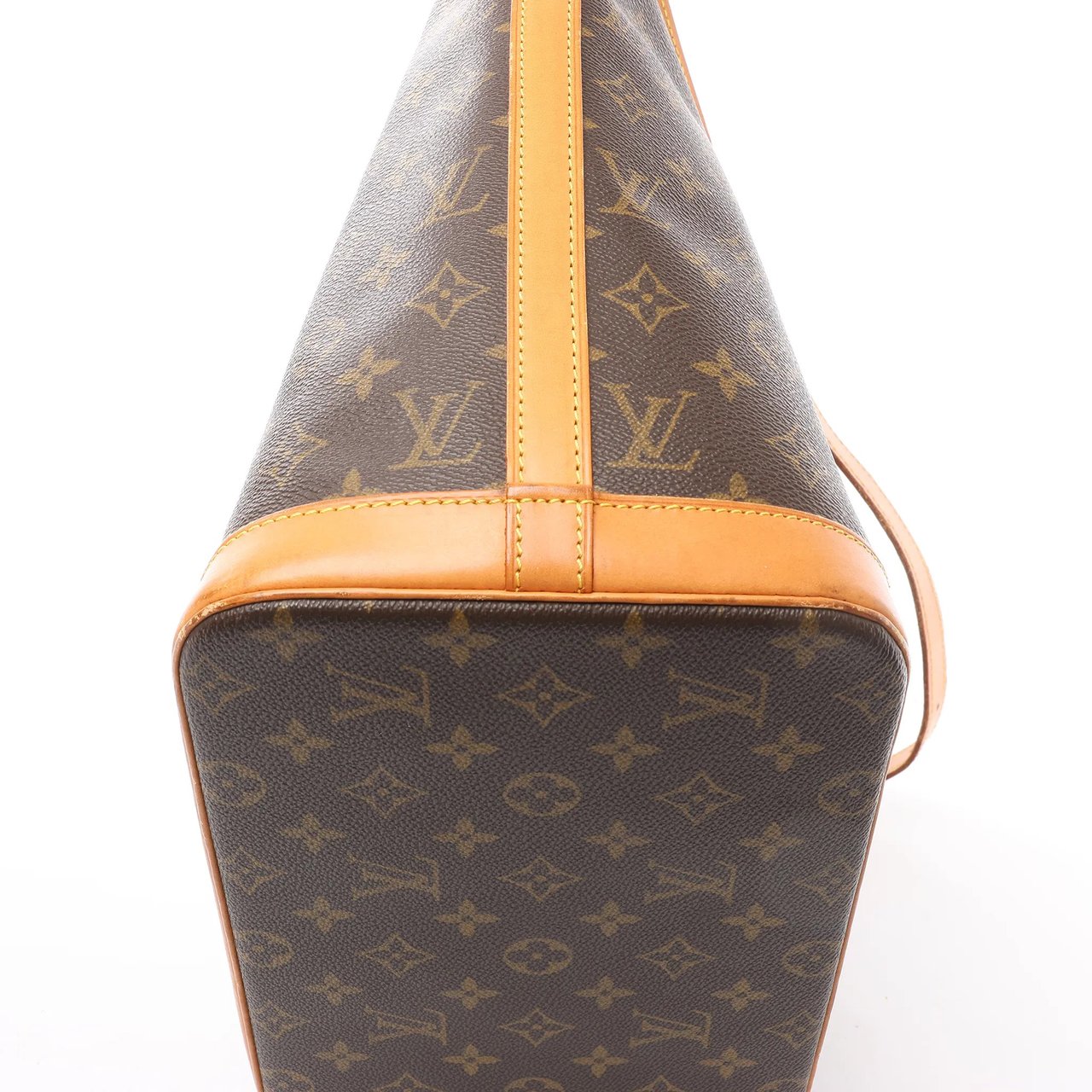 Louis Vuitton Louis Vuitton Sharon Stone AMFAR Vanity Three Monogram Canvas Shoulder Bag in Brown M47275 Bruin