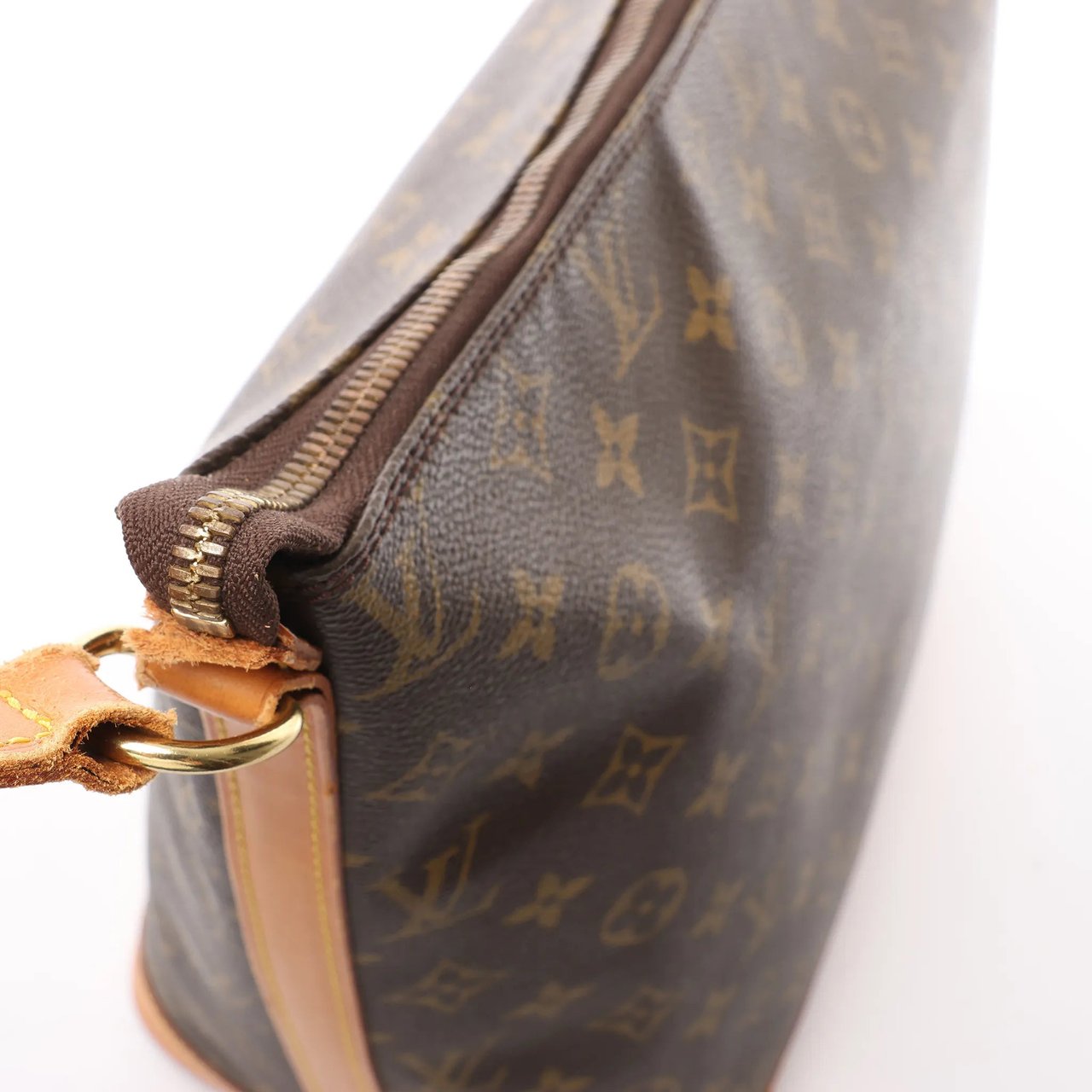Louis Vuitton Louis Vuitton Sharon Stone AMFAR Vanity Three Monogram Canvas Shoulder Bag in Brown M47275 Bruin