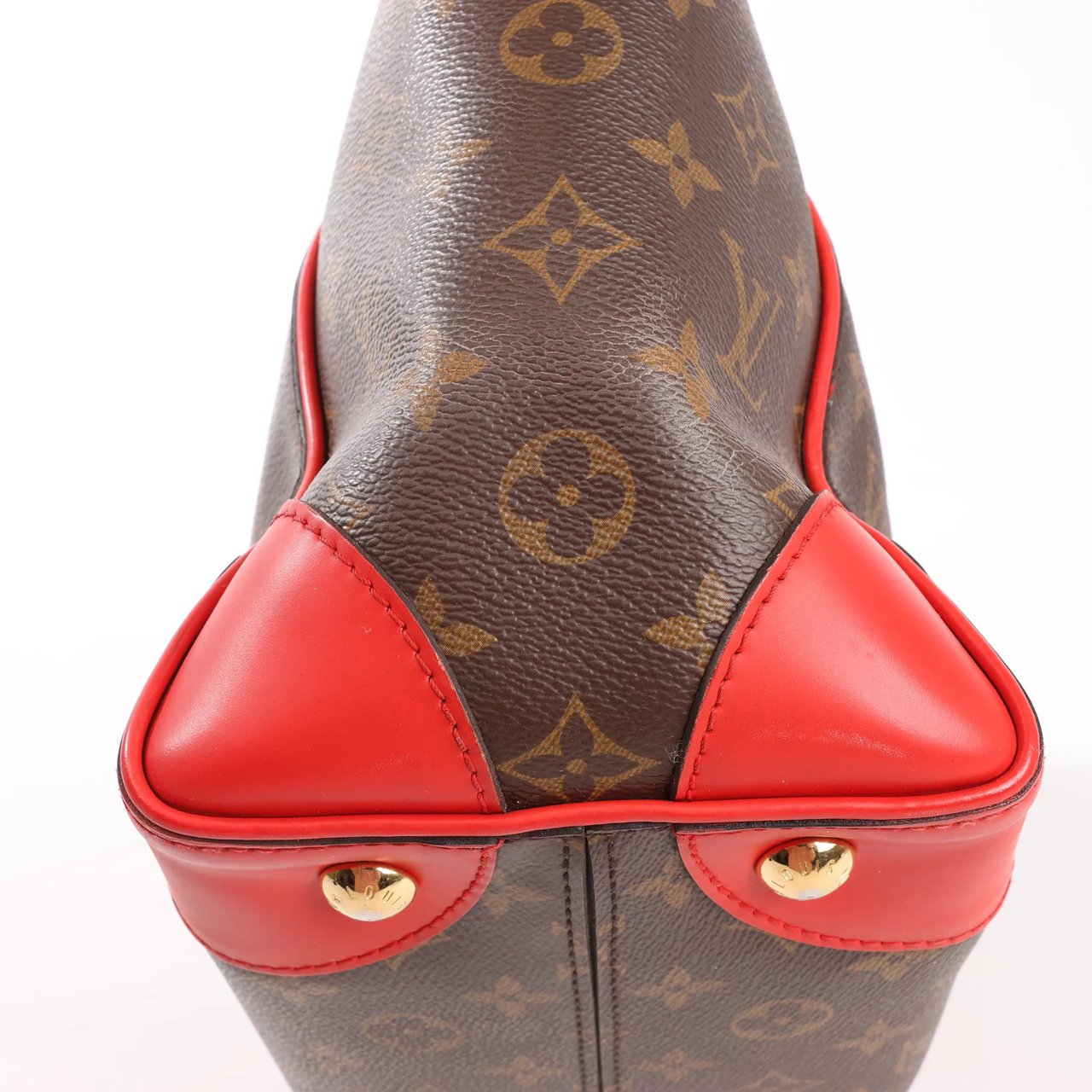 Louis Vuitton Louis Vuitton Phoenix PM Monogram 2Way Shoulder Bag in Brown x Red M41537 Bruin